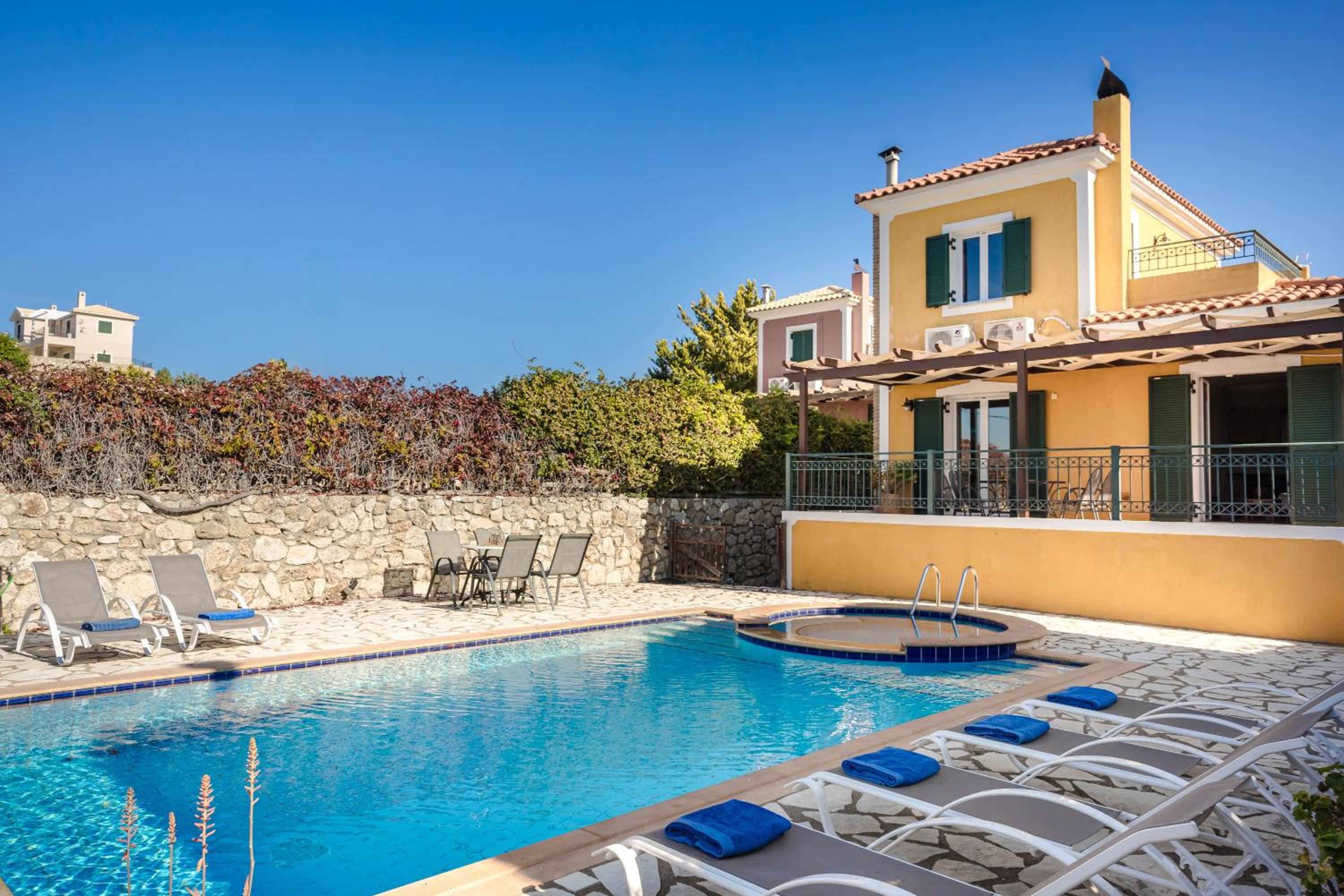 Lassi Seaview Villa Private Pool Villa Efrosini Short Walk To Resort view 5
