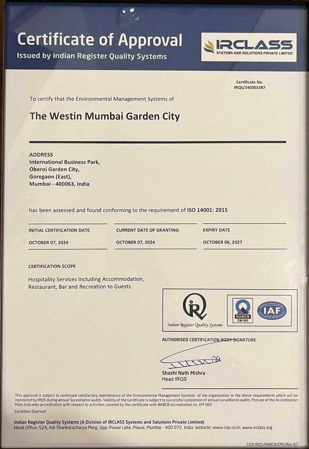 Mumbai Vacations - The Westin Mumbai Garden City - Property Image 29