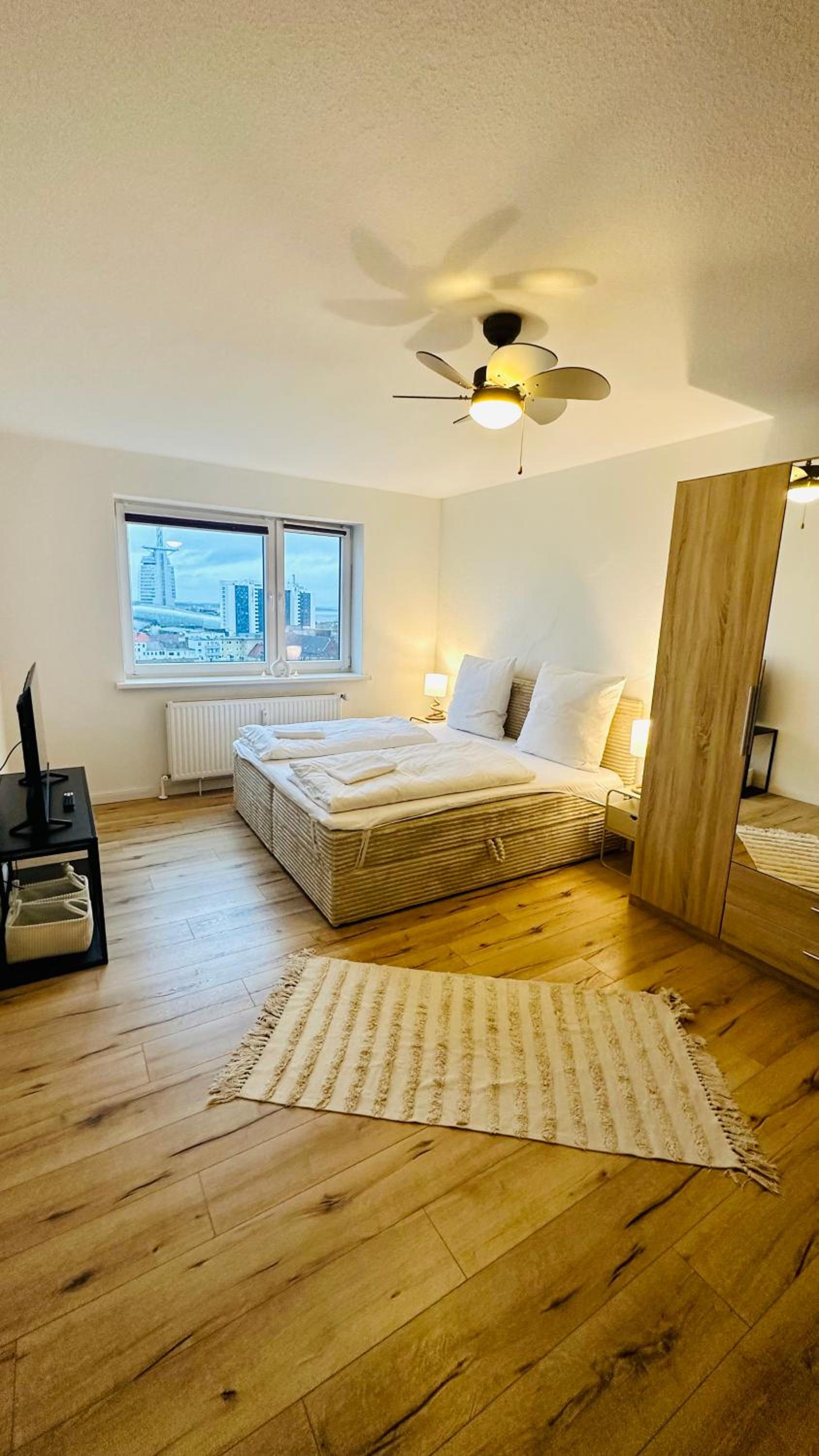 Penthouse Atmosphäre mit Meerblick FeWo am Deich 11