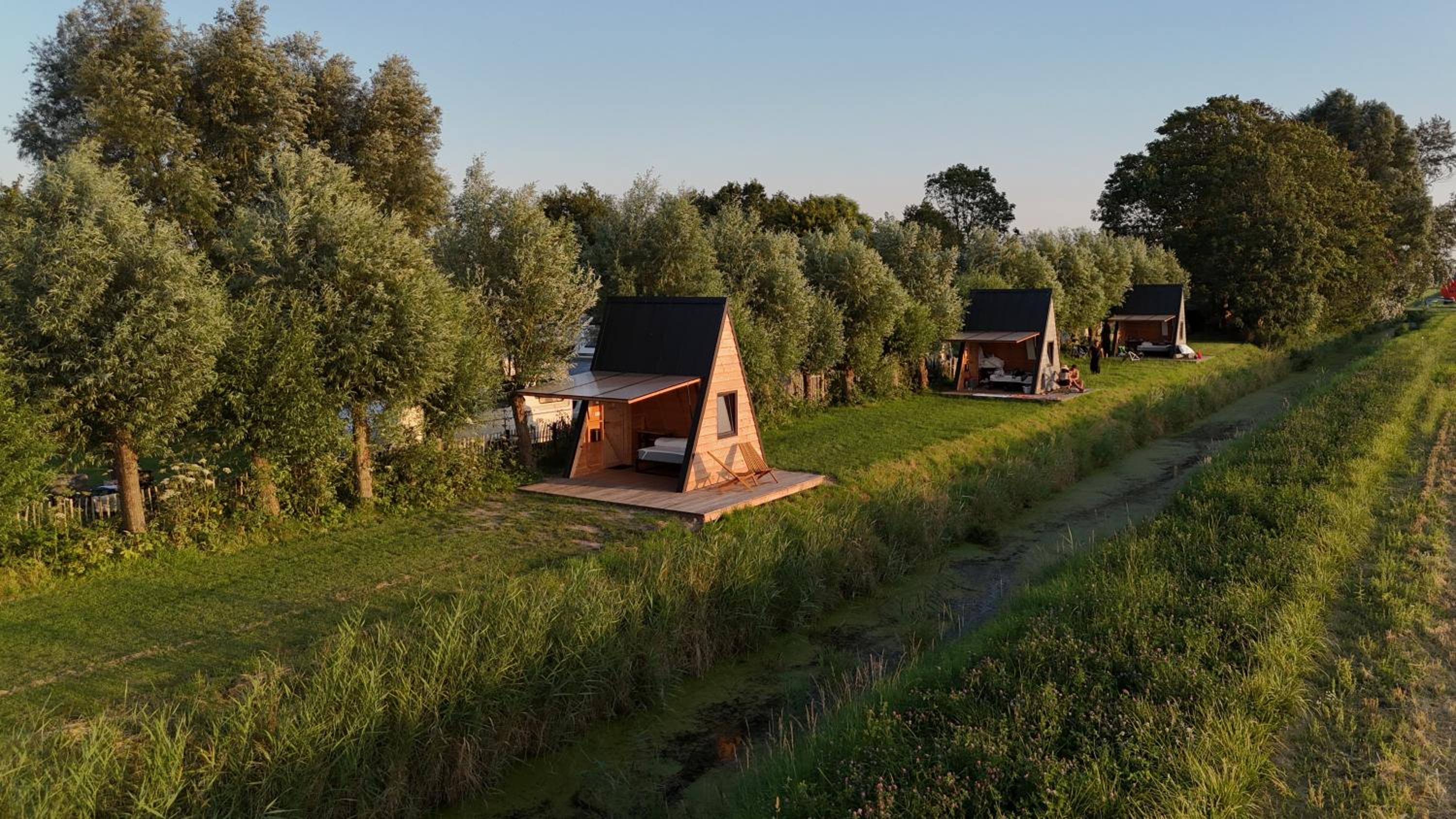 Polderhut - A-frame cabin view 2