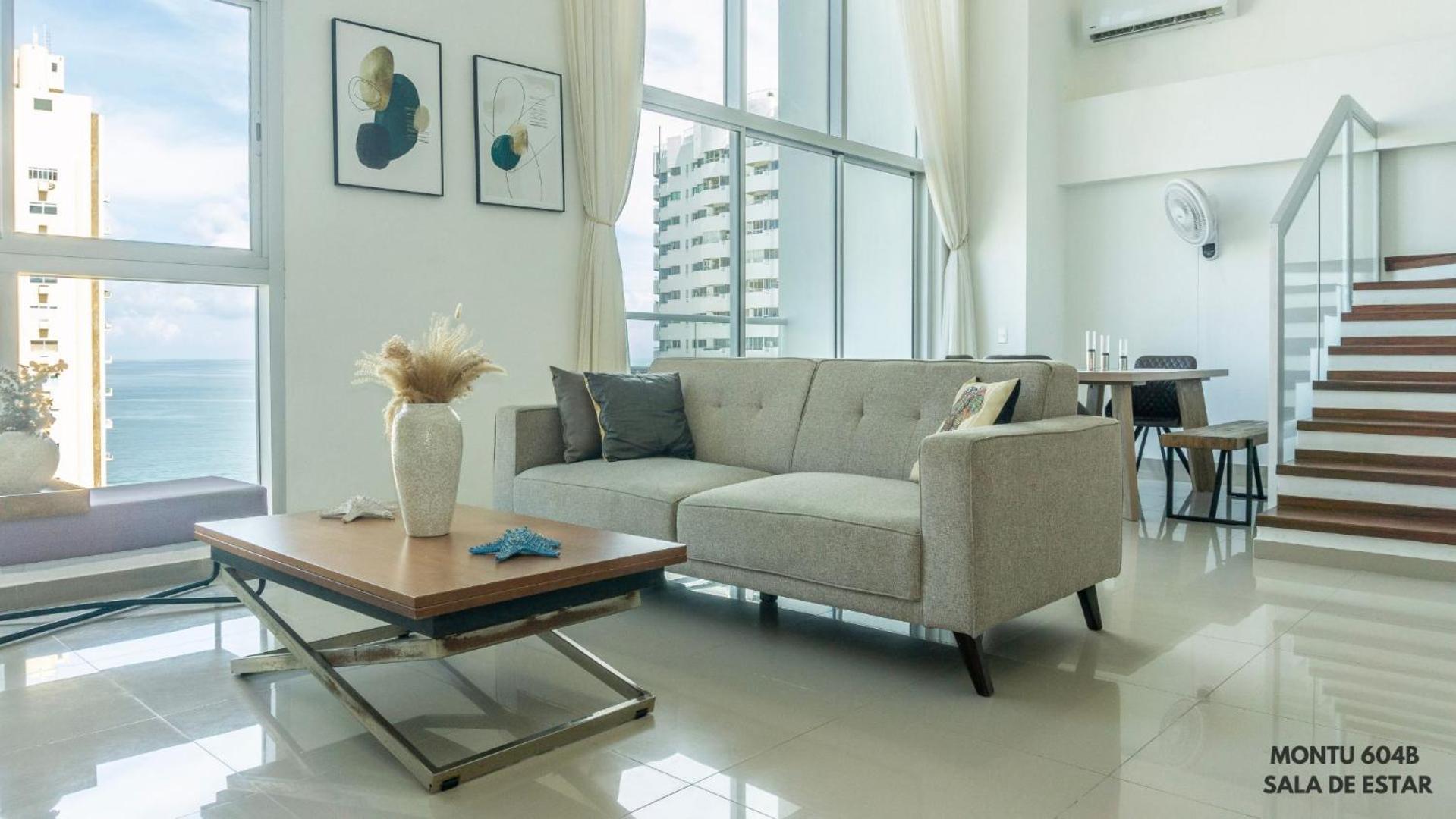 Espectacular Duplex con vista al mar