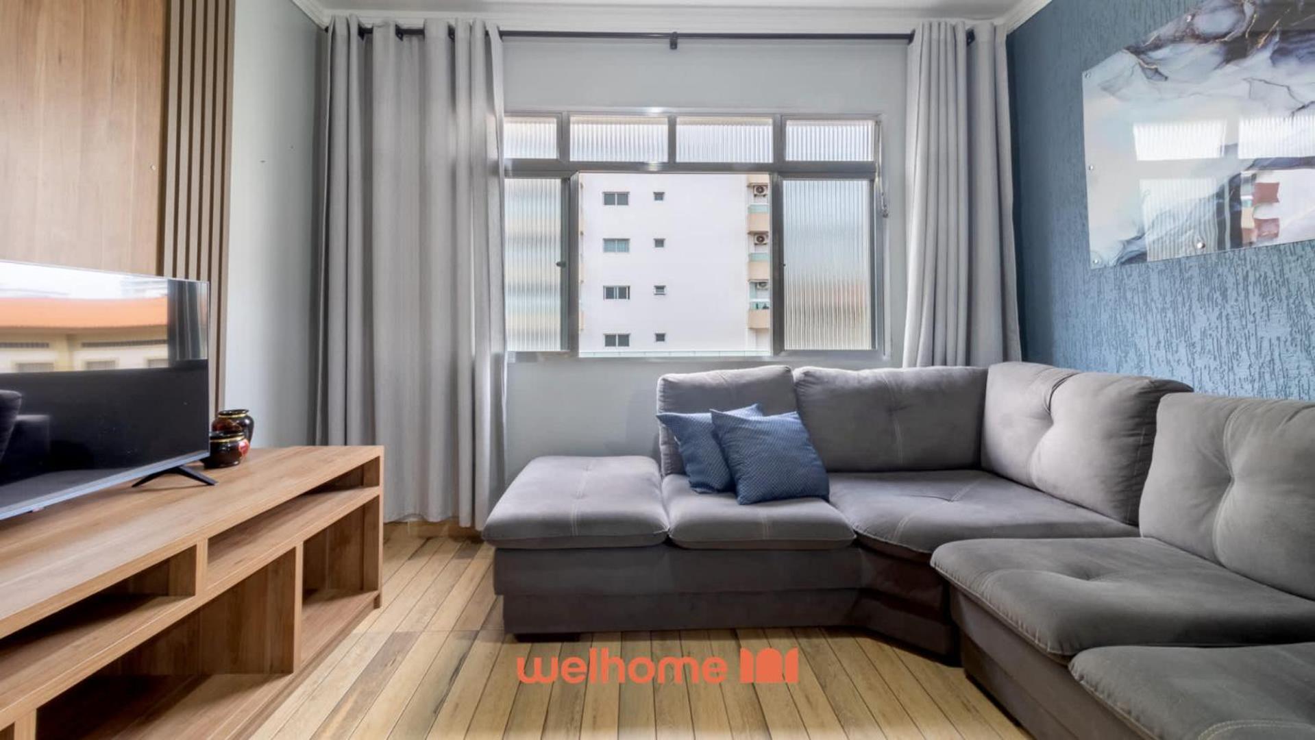 Apartamento a 500m da praia na Praia Grande