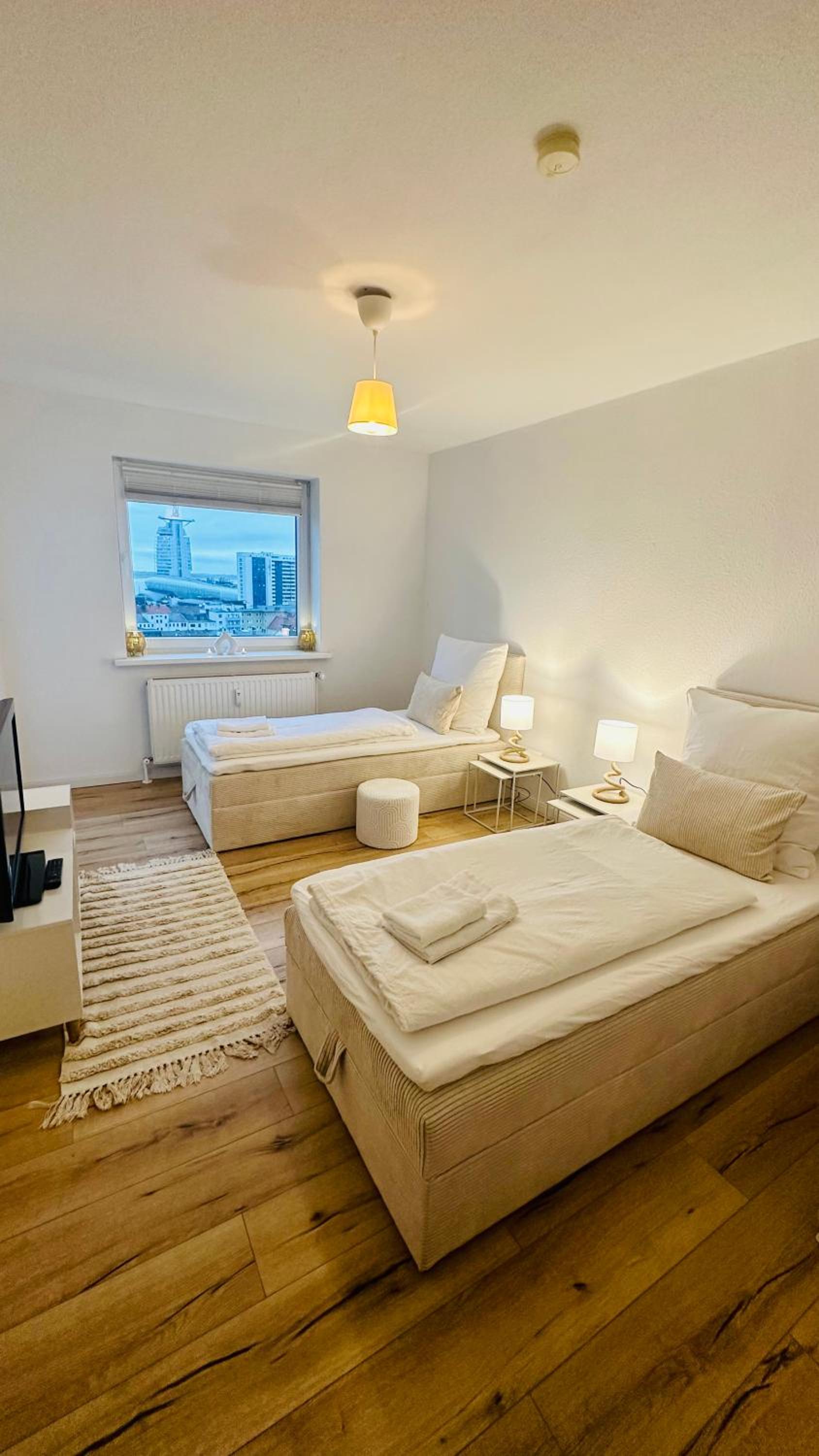 Penthouse Atmosphäre mit Meerblick FeWo am Deich 11