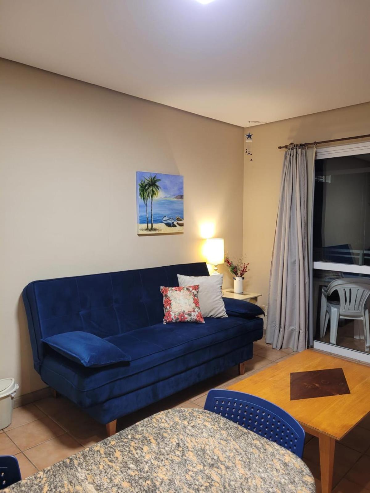Dunas Flat 405 com vista mar, limpeza diária e roupas de cama e banho