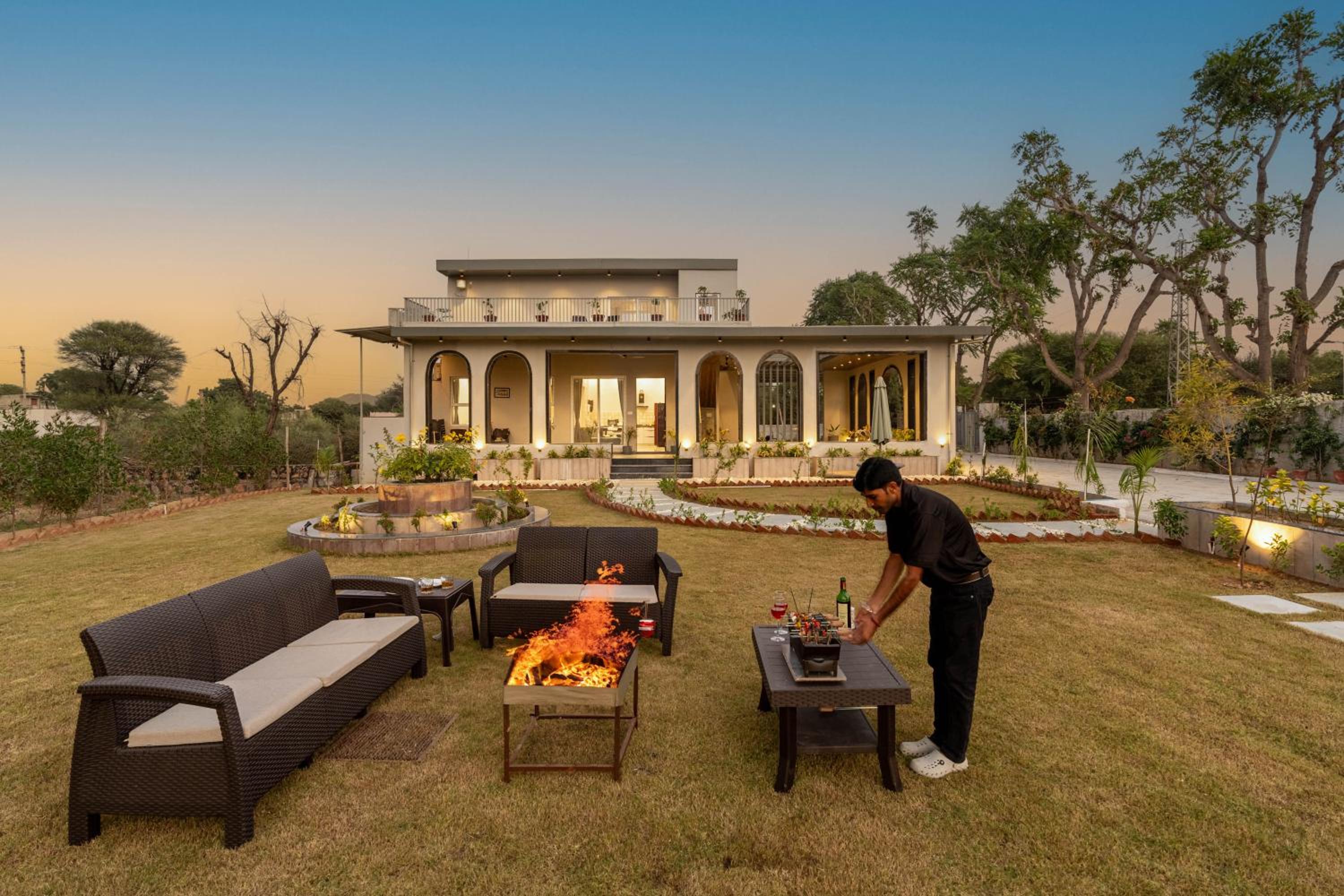 ELIVAAS Jamun Farm 2BHK with Pool view 5