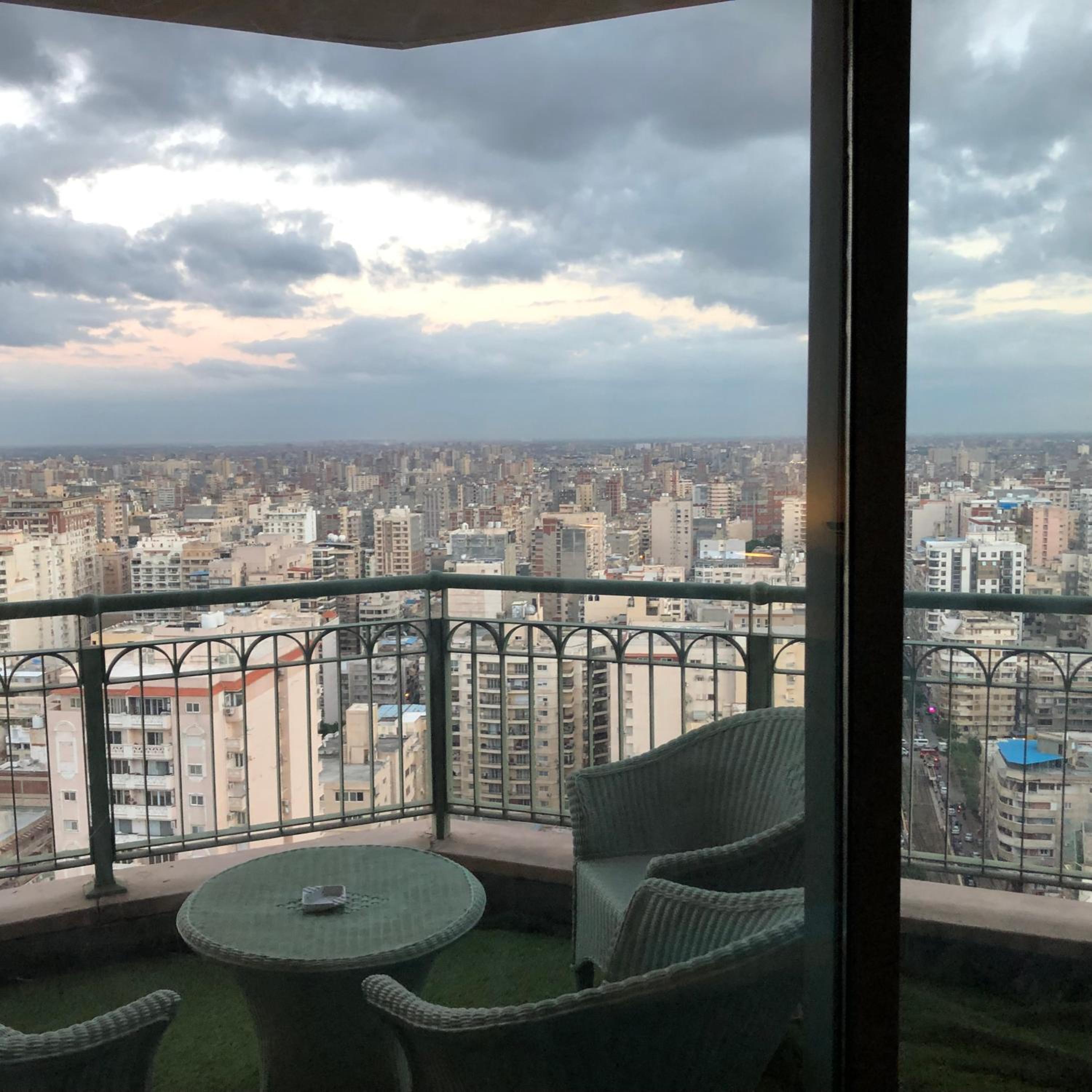 In the clouds