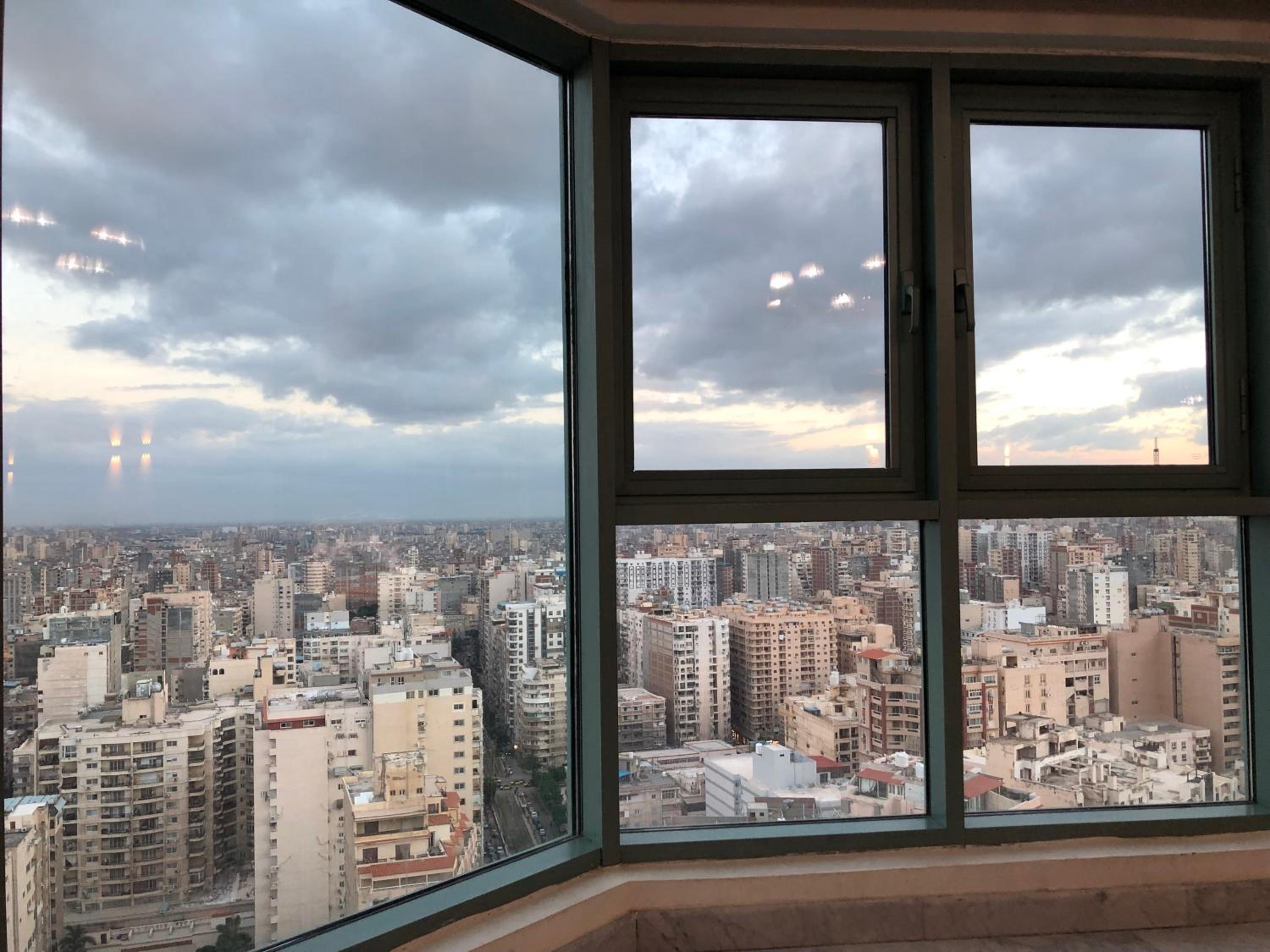 In the clouds