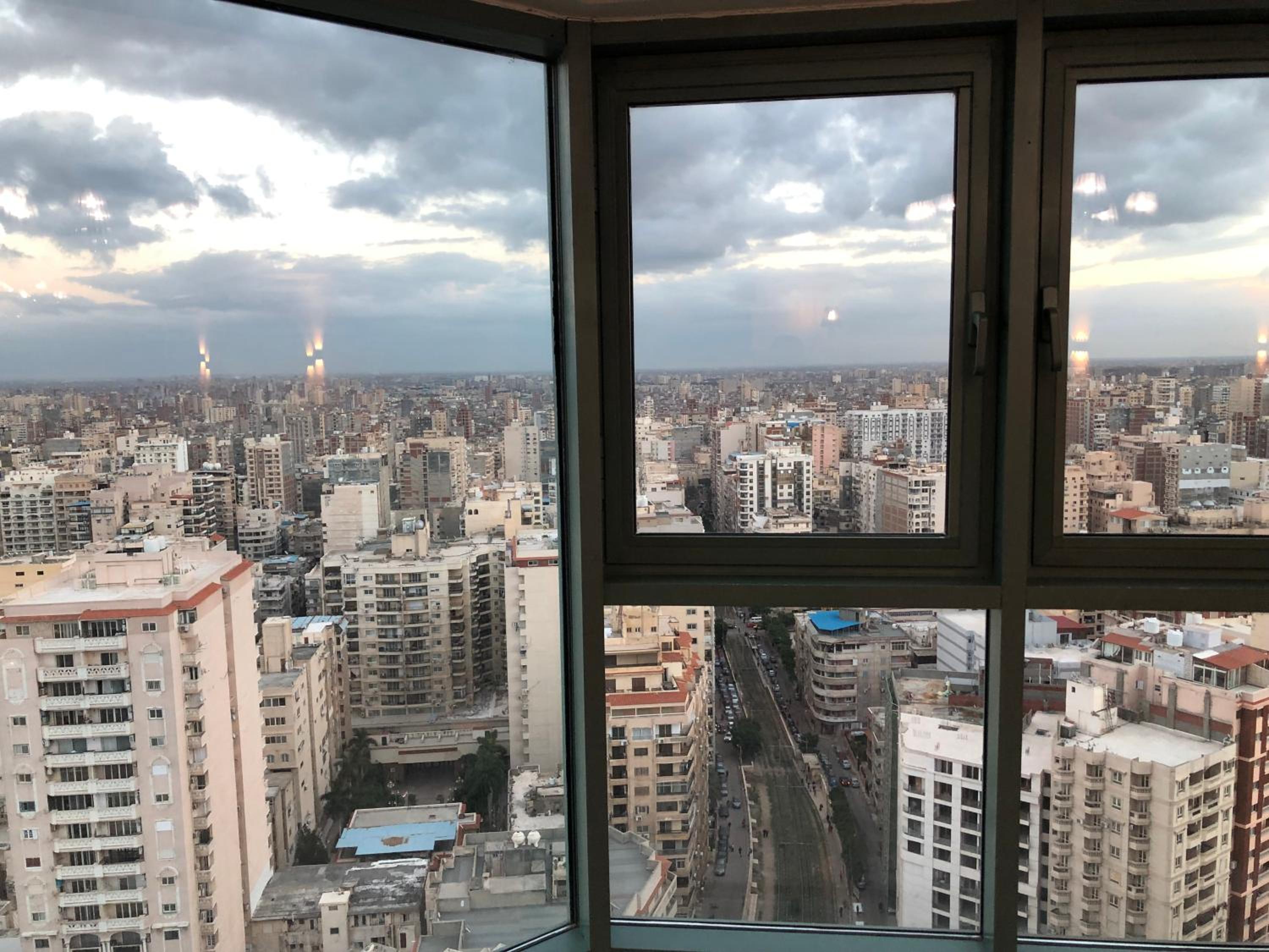 In the clouds