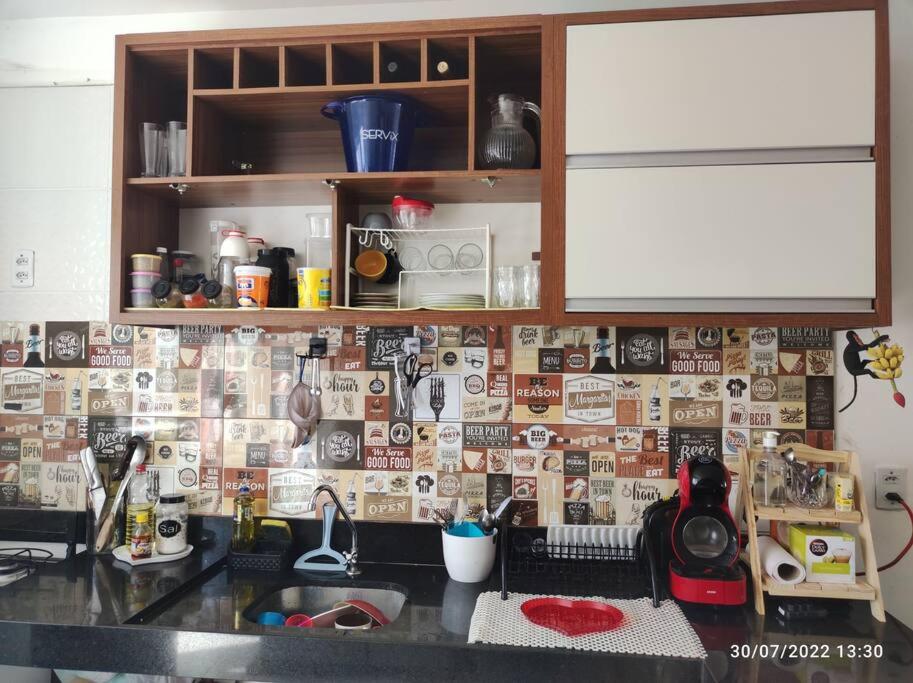 Apart completo garagem e prox praia