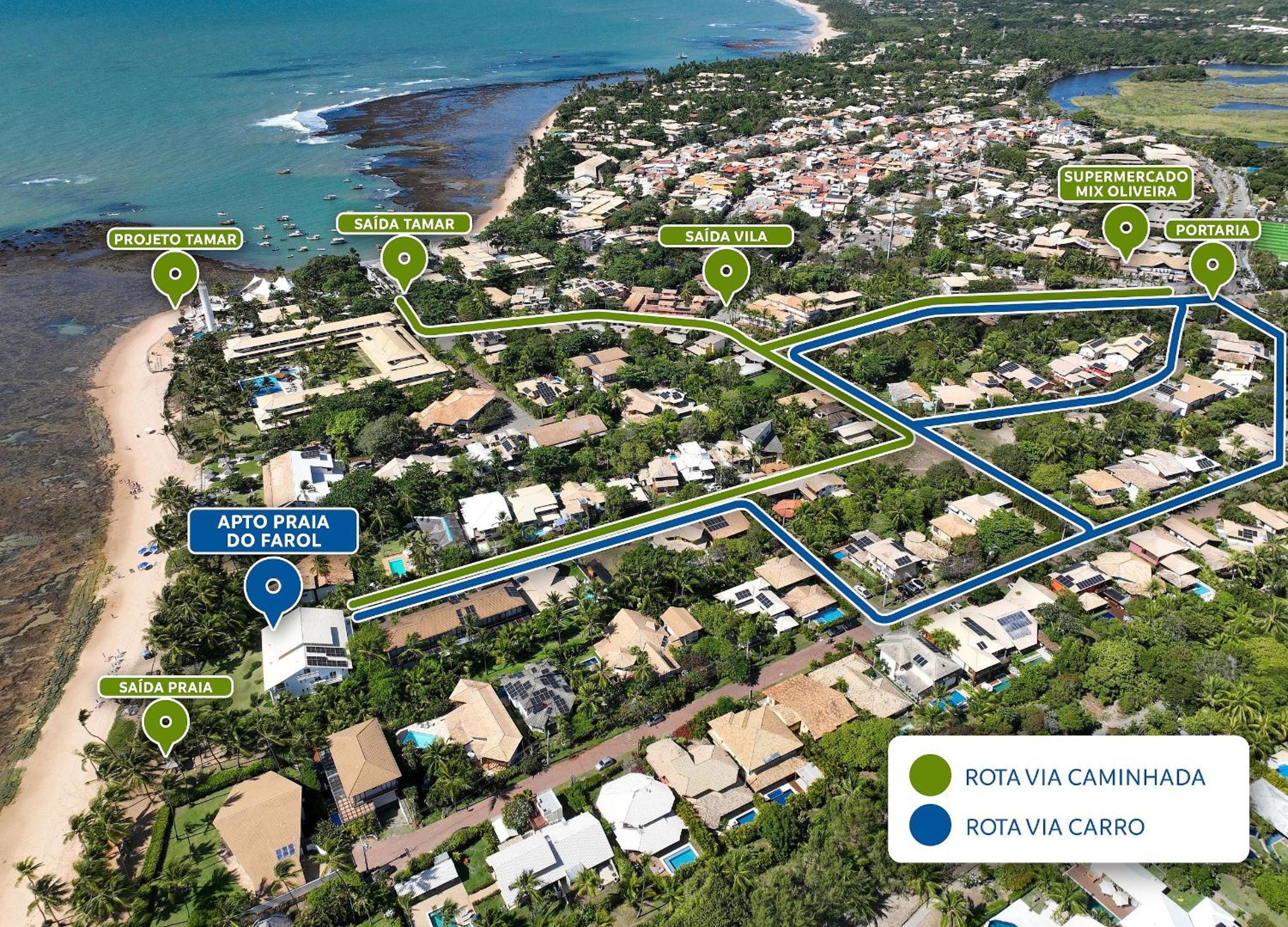 Apartamento Luxuoso à Beira-mar em Praia do Forte!