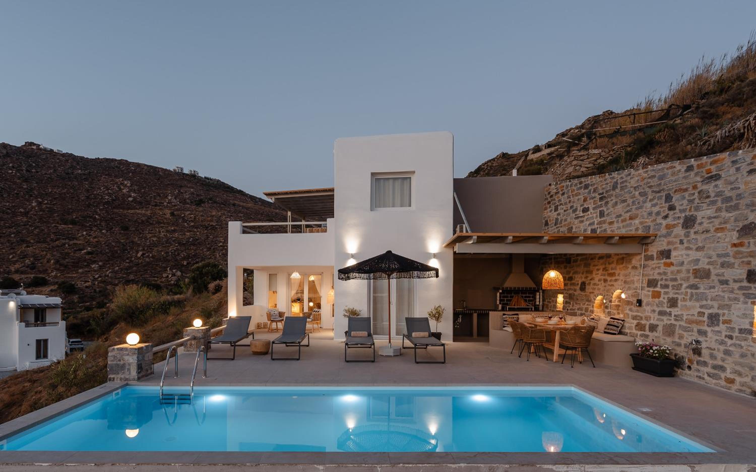 Pleiades Villas Naxos view 2