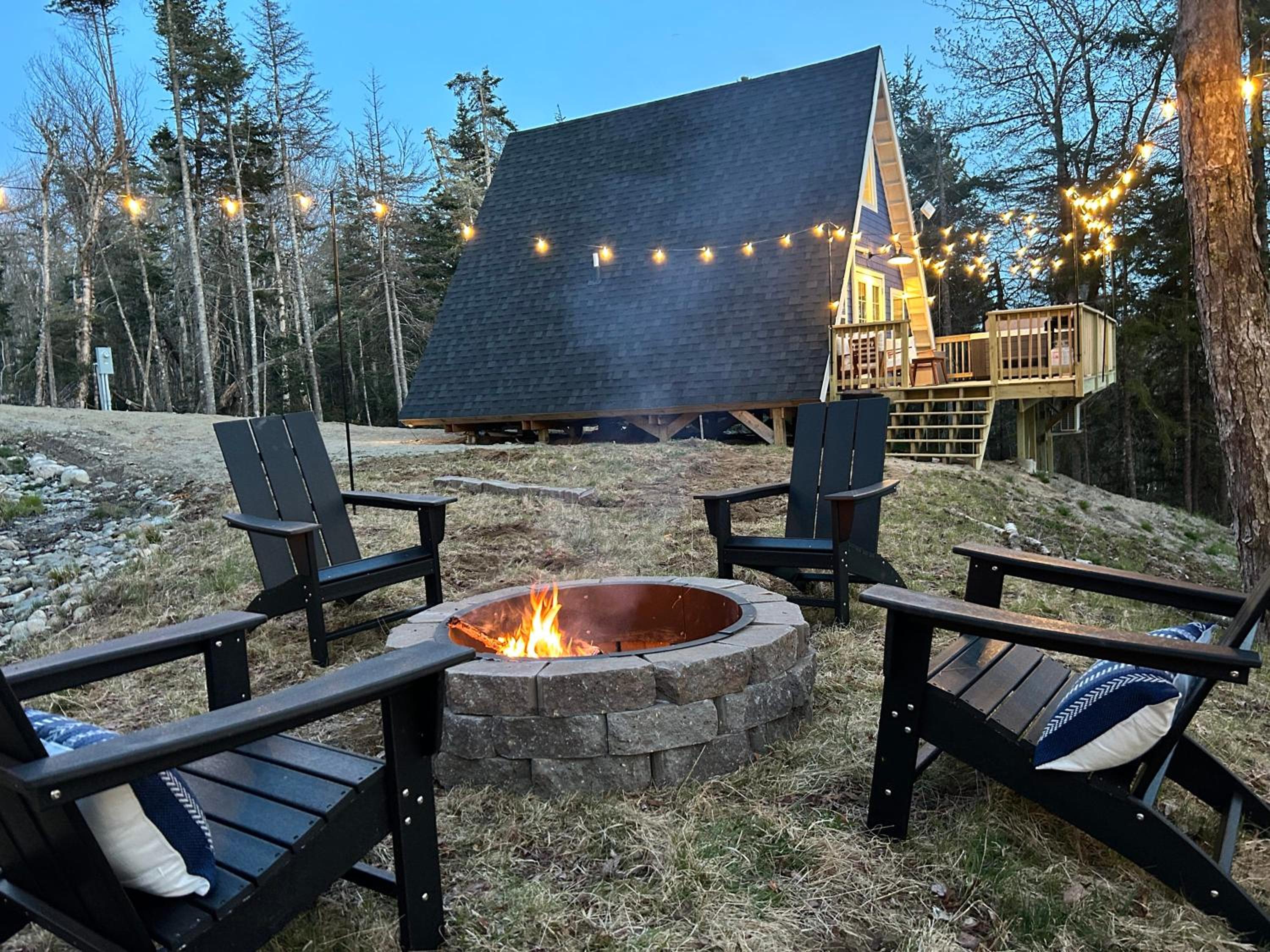 A-Frame with Hot Tub Firepit Oceanfront Pets view 4