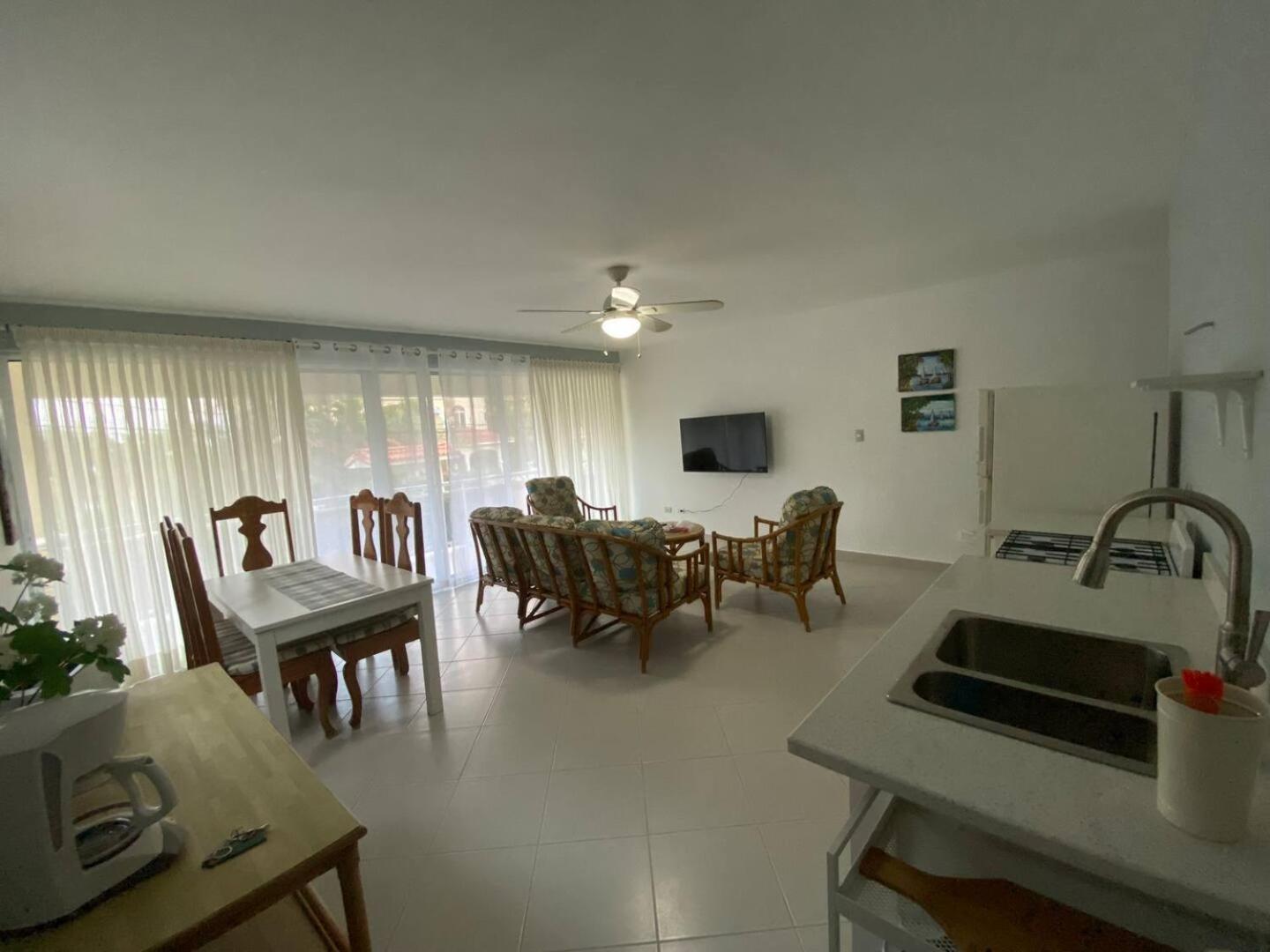 2 BR & 1WR Suite at Villa Costa Verde near Playa Cofresi, Puerto Plata with a pool, balcony, and a rooftop terrace view 5