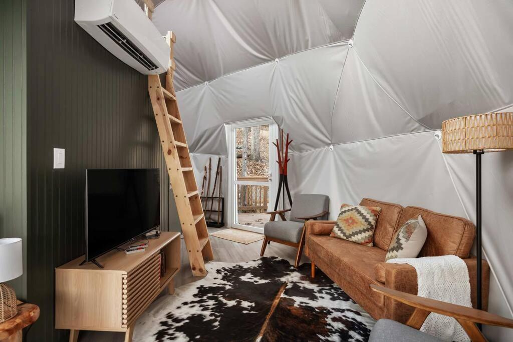 Glamping Dome w Hot Tub Fire Pit & River Access view 3