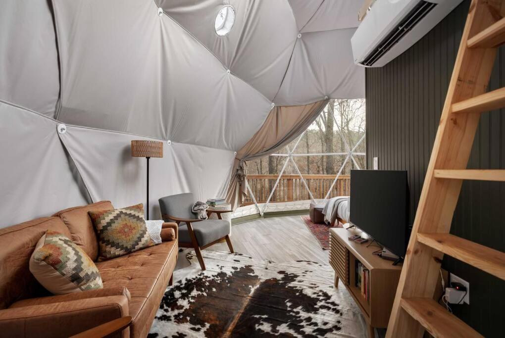 Glamping Dome w Hot Tub Fire Pit & River Access view 4