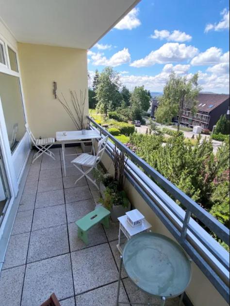 Appartement mit Balkon, schöne Aussicht auf den Harzer Wald