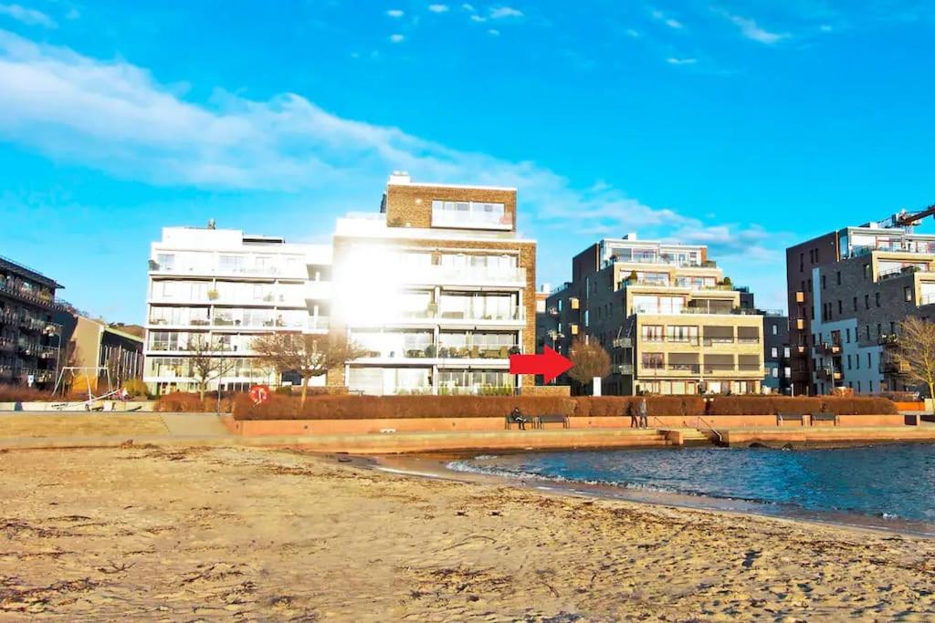 Nyoppusset leilighet med takterrasse 1 min fra Bystranda i Kristiansand view 3
