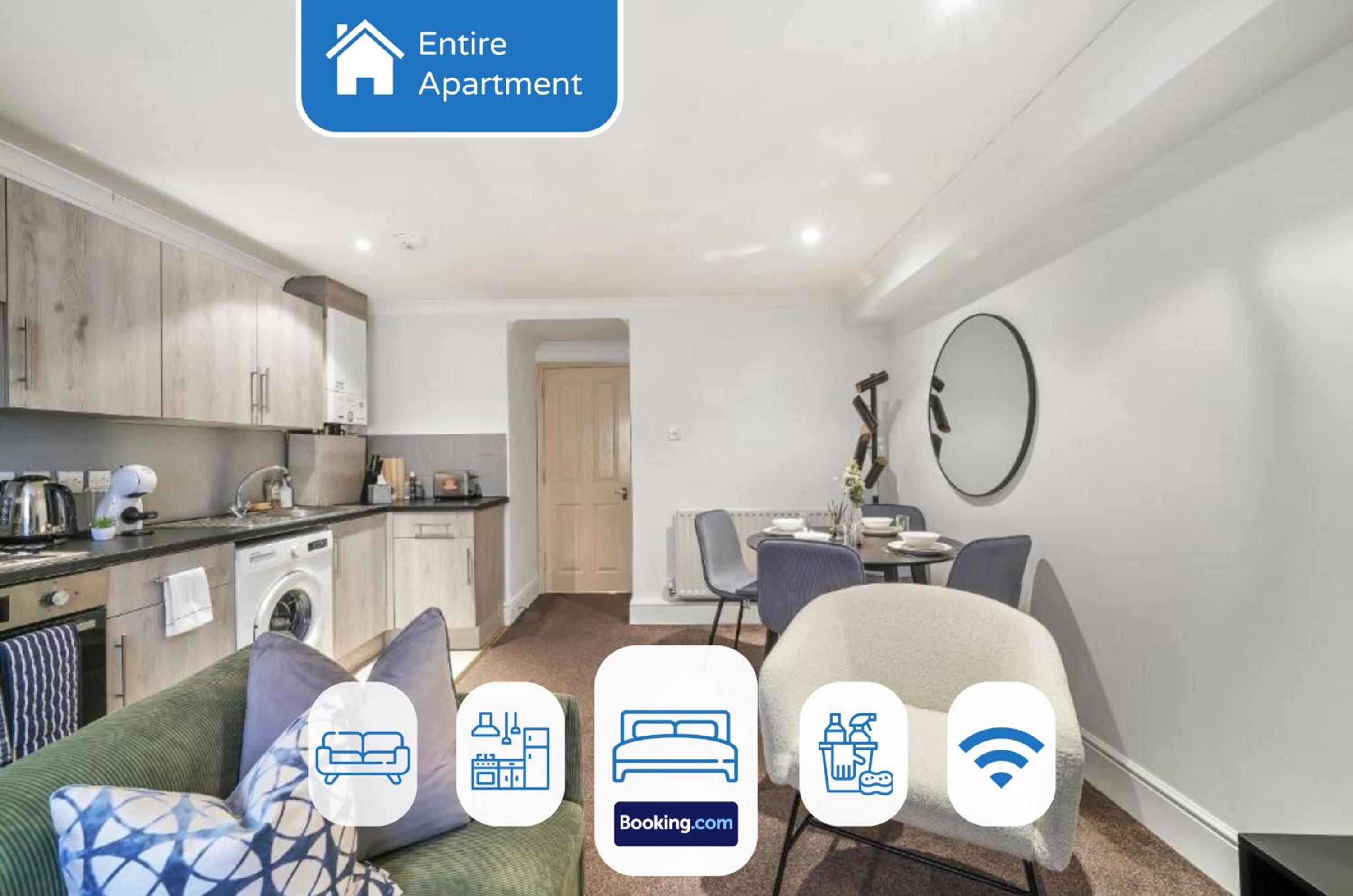 1BR & 2BR Apts By LiveStay Short Lets & Serviced Accommodation London With Free Wifi