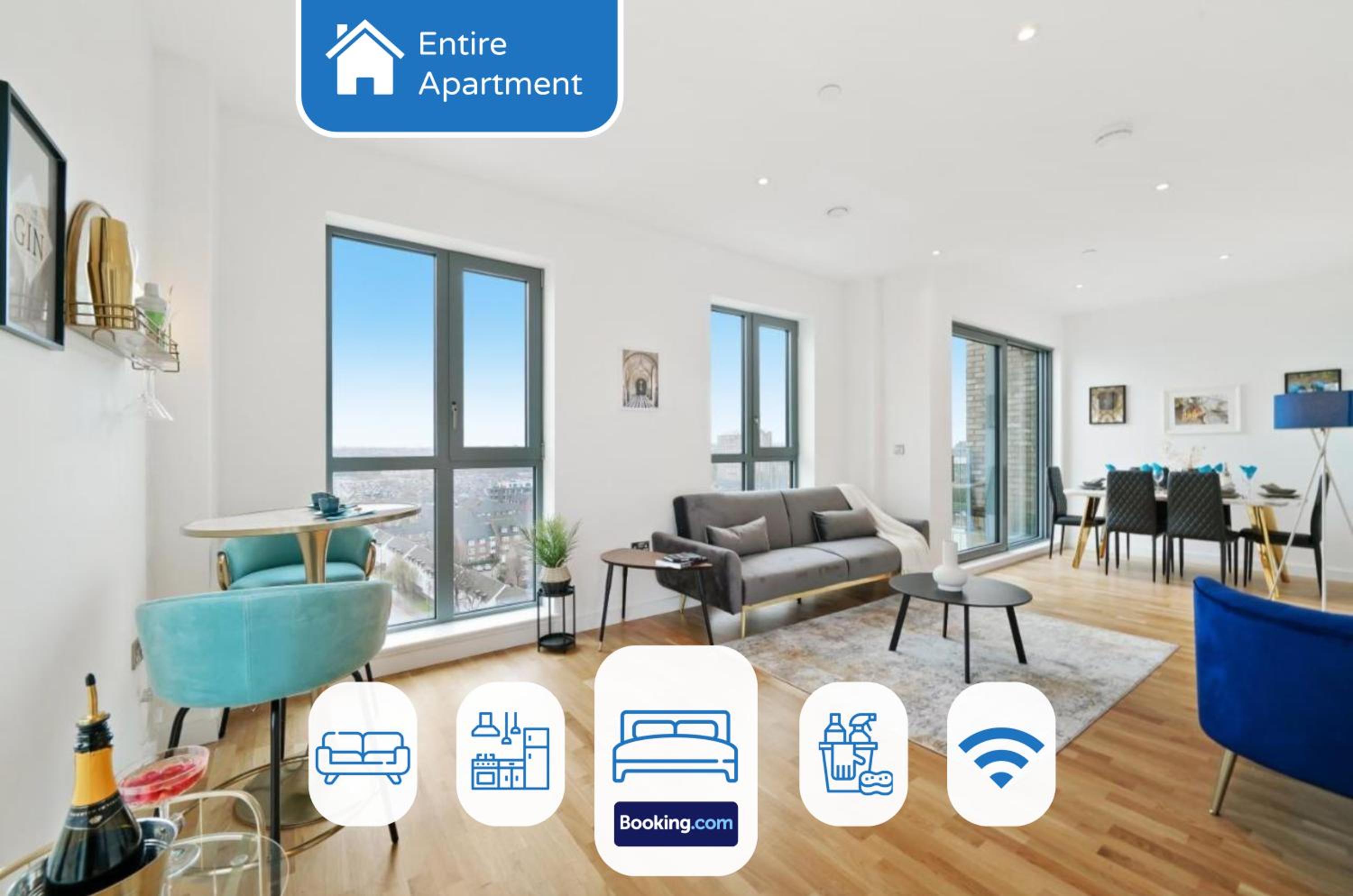 Luxury Penthouse By LiveStay Short Lets & Serviced Accommodation London with Enviable Views view 2