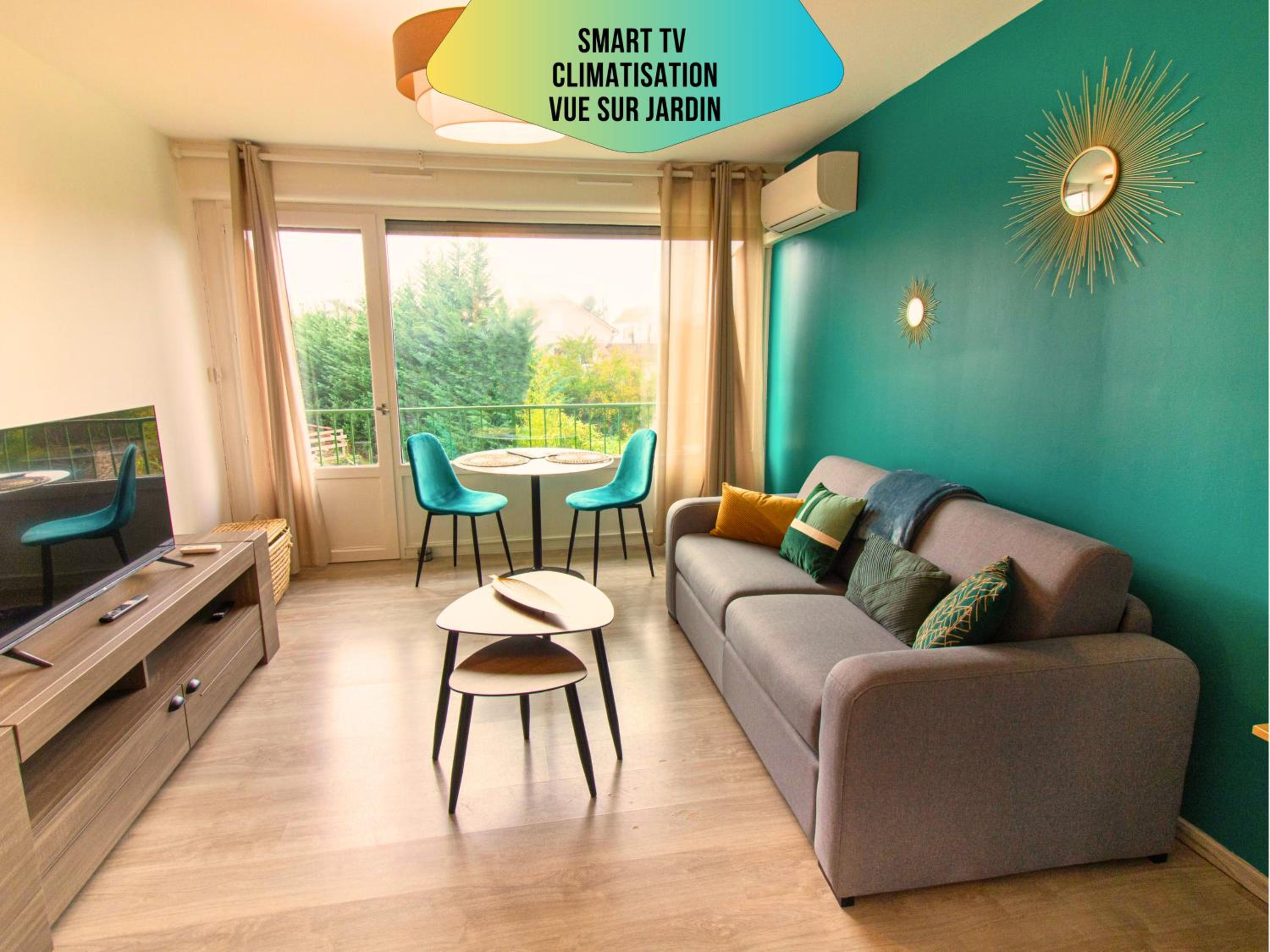 Le Pic'Vert - Ideal PRO & Couples - Hôpital à 400m - Parking gratuit sur place - GARE et CENTRE HISTORIQUE 15min à pied - Climatisation - Quartier calme