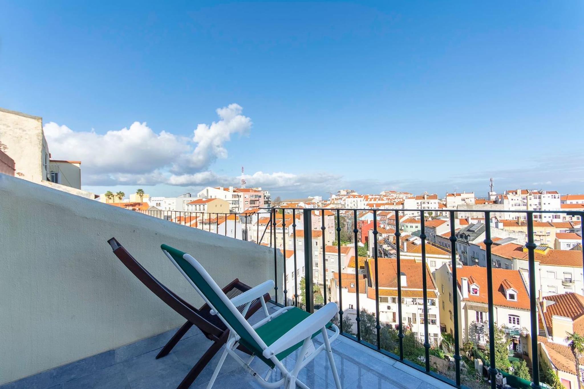 Amidst the rooftops of Lisbon