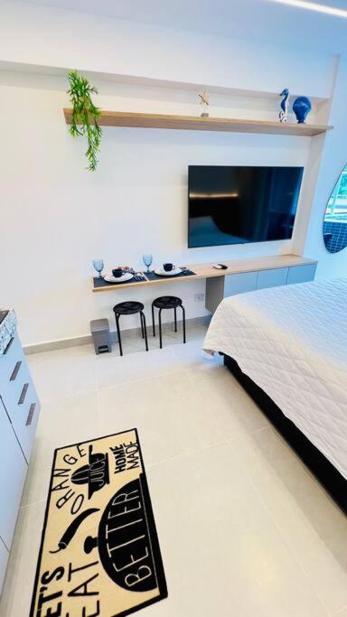 Flat com Piscina Privativa a 50m da Praia - Centro de Porto