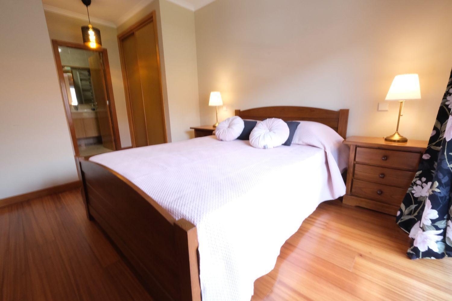 high standard rental in a quality residence with pool, tennis and view of the ocean in antas esposende 12 people