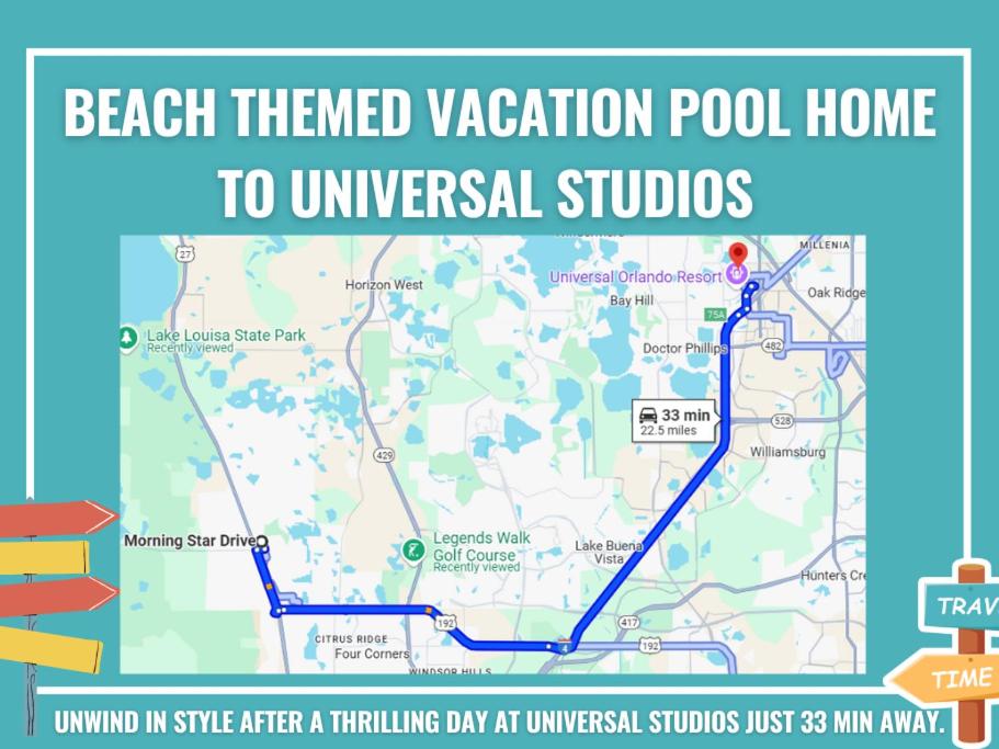 Orlando area home w pool & spa near Disney
