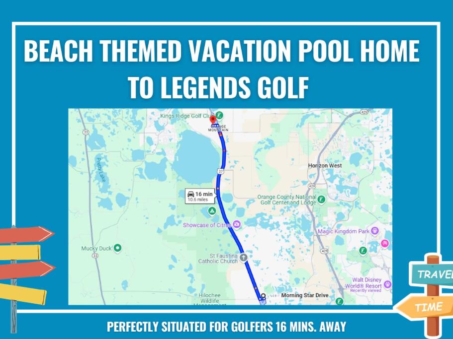 Orlando area home w pool & spa near Disney