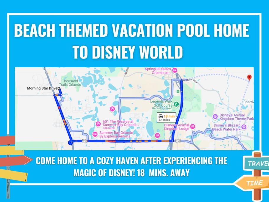 Orlando area home w pool & spa near Disney