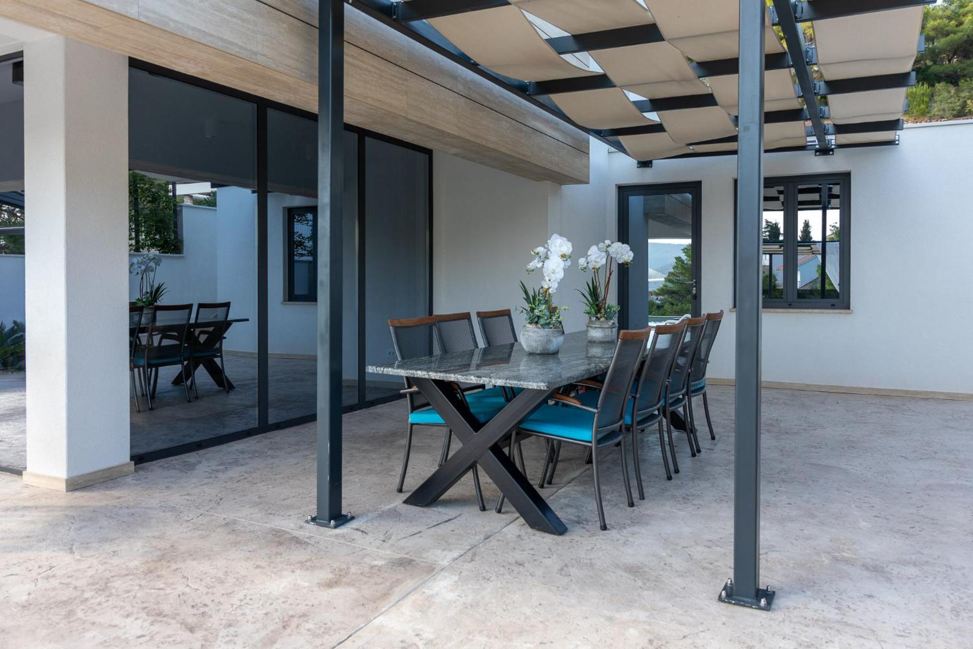 Villa Adria View Exklusive Villa am Meer mit Pool und BBQ für 8 Personen