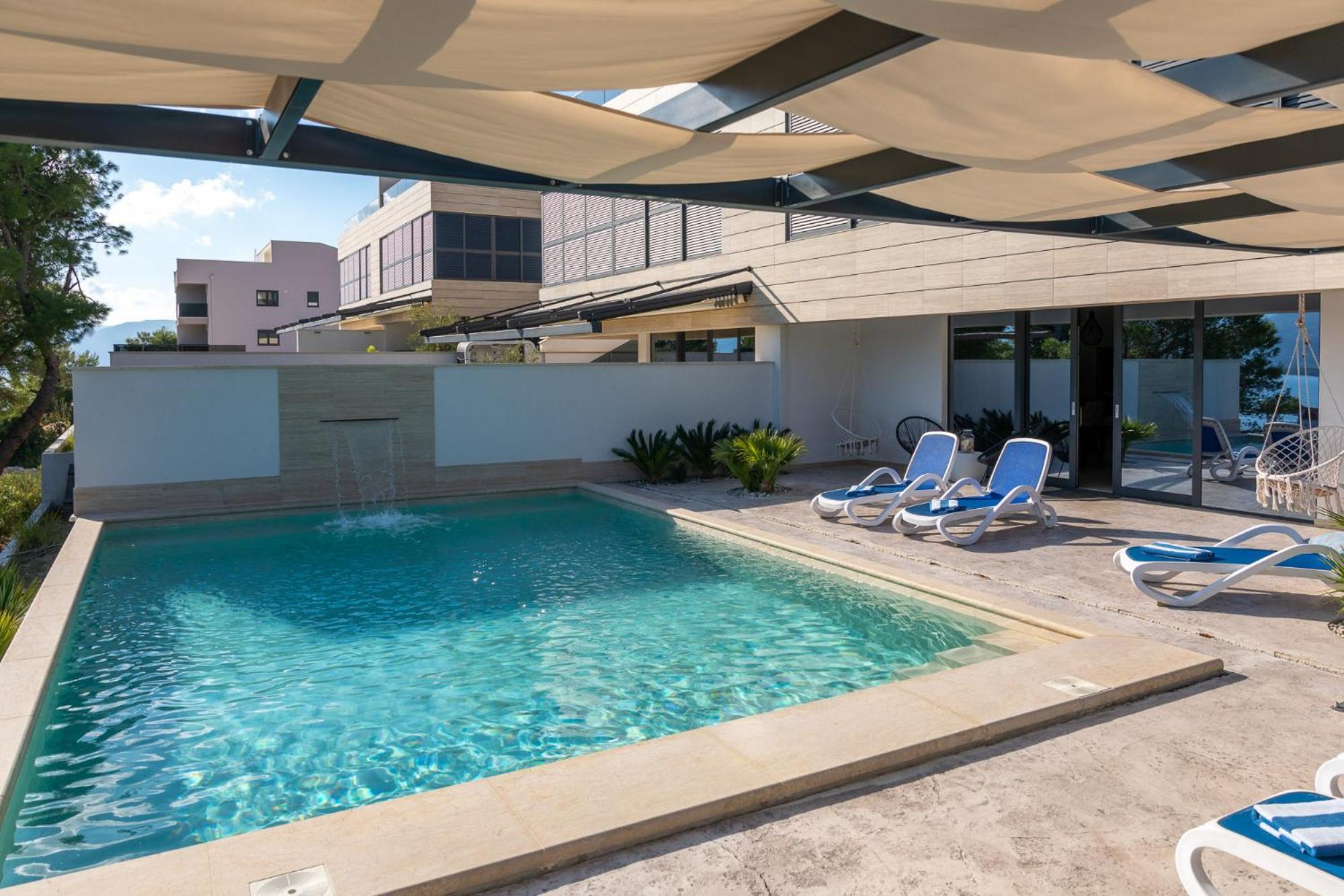 Villa Adria View Exklusive Villa am Meer mit Pool und BBQ für 8 Personen