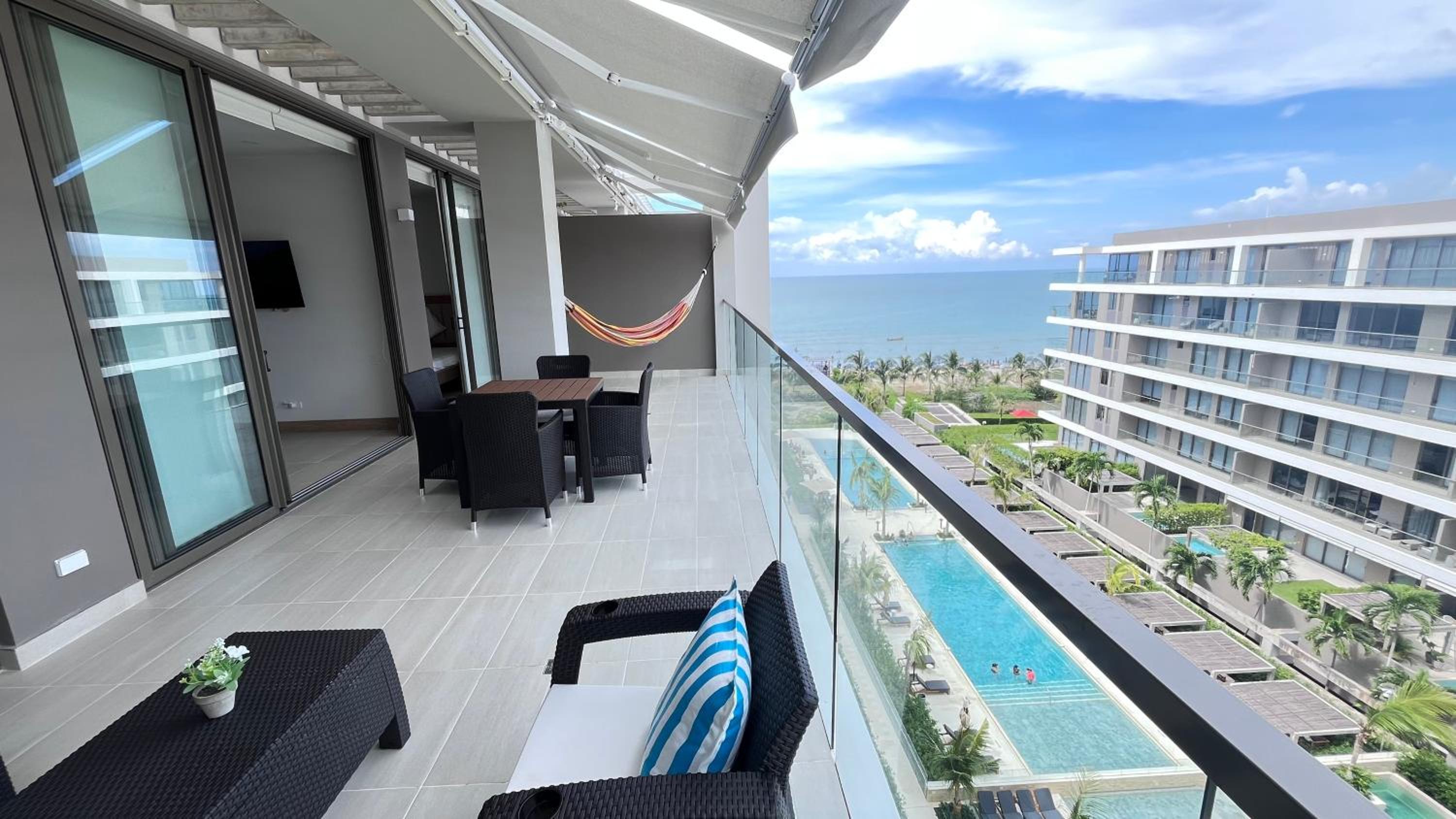 Apartmento con vista al mar y piscina Cartagena