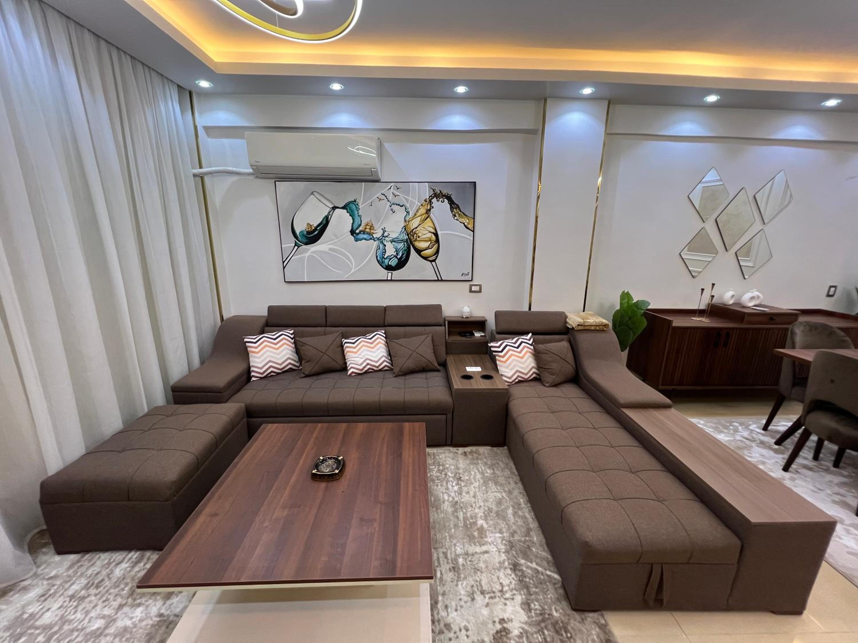 Luxury diamond apartment in wesal residences compound