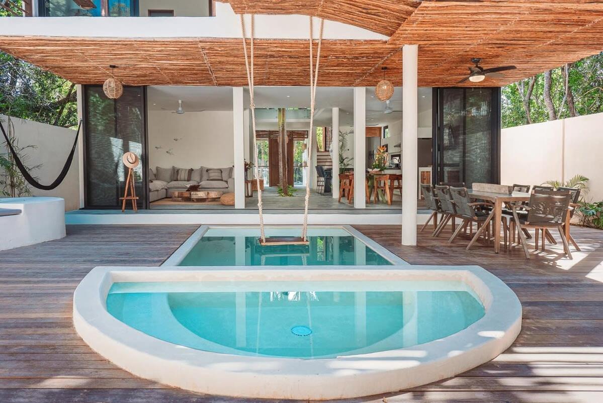 Tulum Villa 4BR Jacuzzi Private Pool Gated community