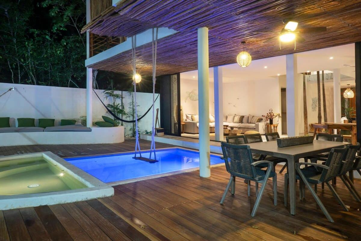 Tulum Villa 4BR Jacuzzi Private Pool Gated community