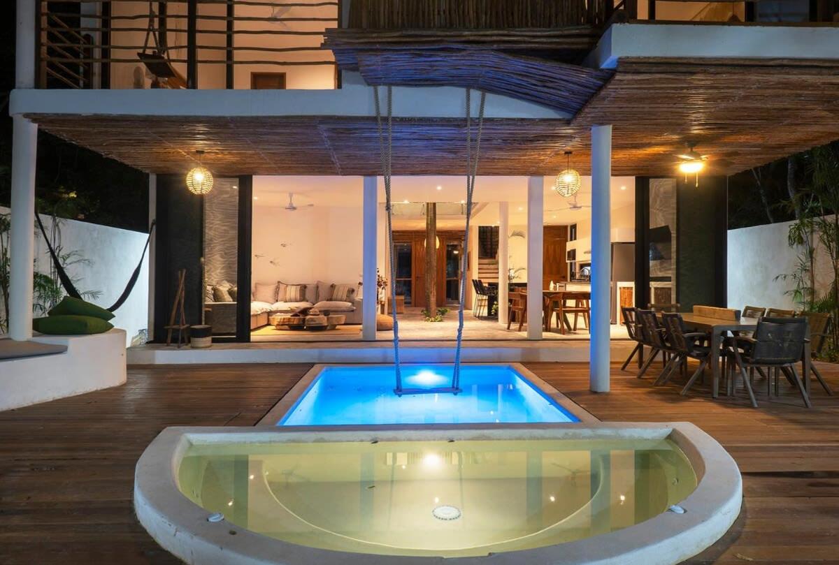 Tulum Villa 4BR Jacuzzi Private Pool Gated community