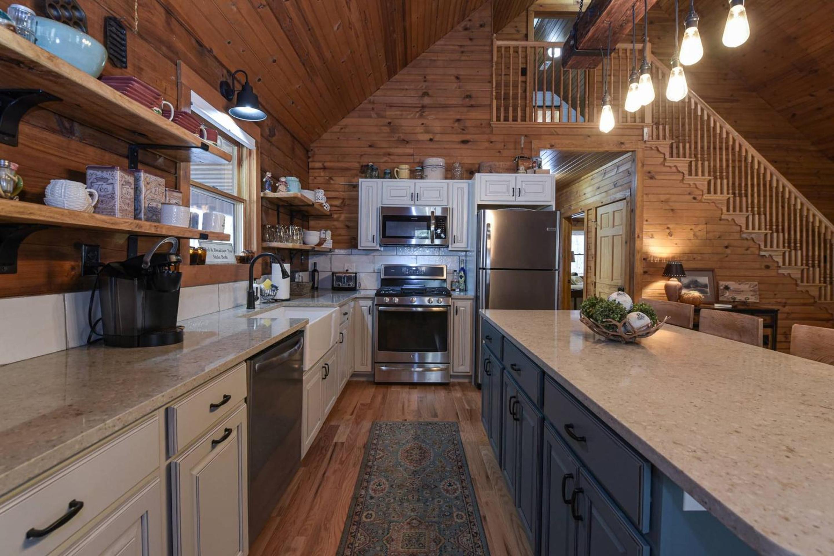 Charming Blue Ridge Cabin Private Pond and Waterfall Deer Haven by AvantStay