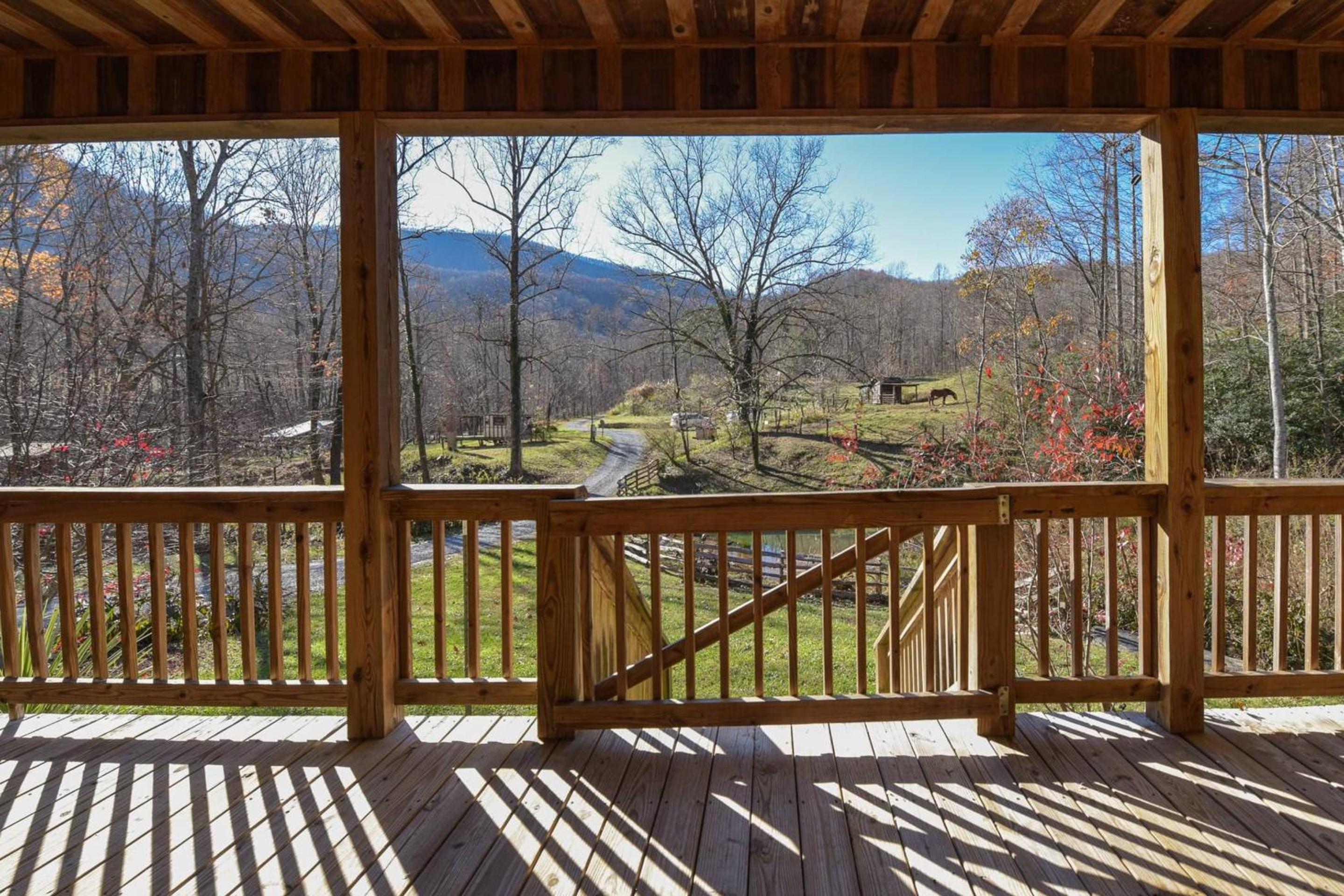 Charming Blue Ridge Cabin Private Pond and Waterfall Deer Haven by AvantStay