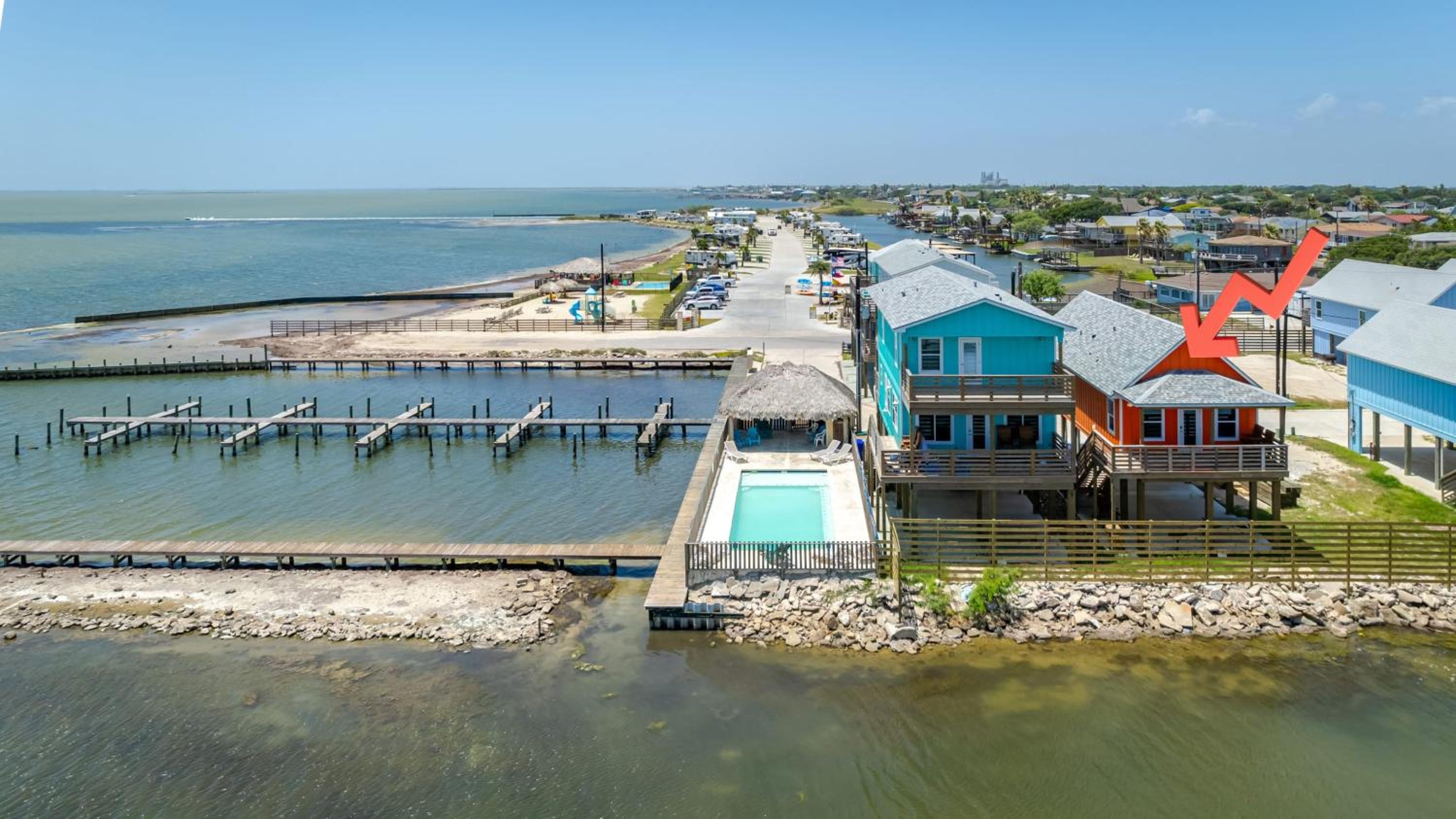 Waterfront Escape w Views Shared Pool Boat Dock Orange Crush by AvantStay