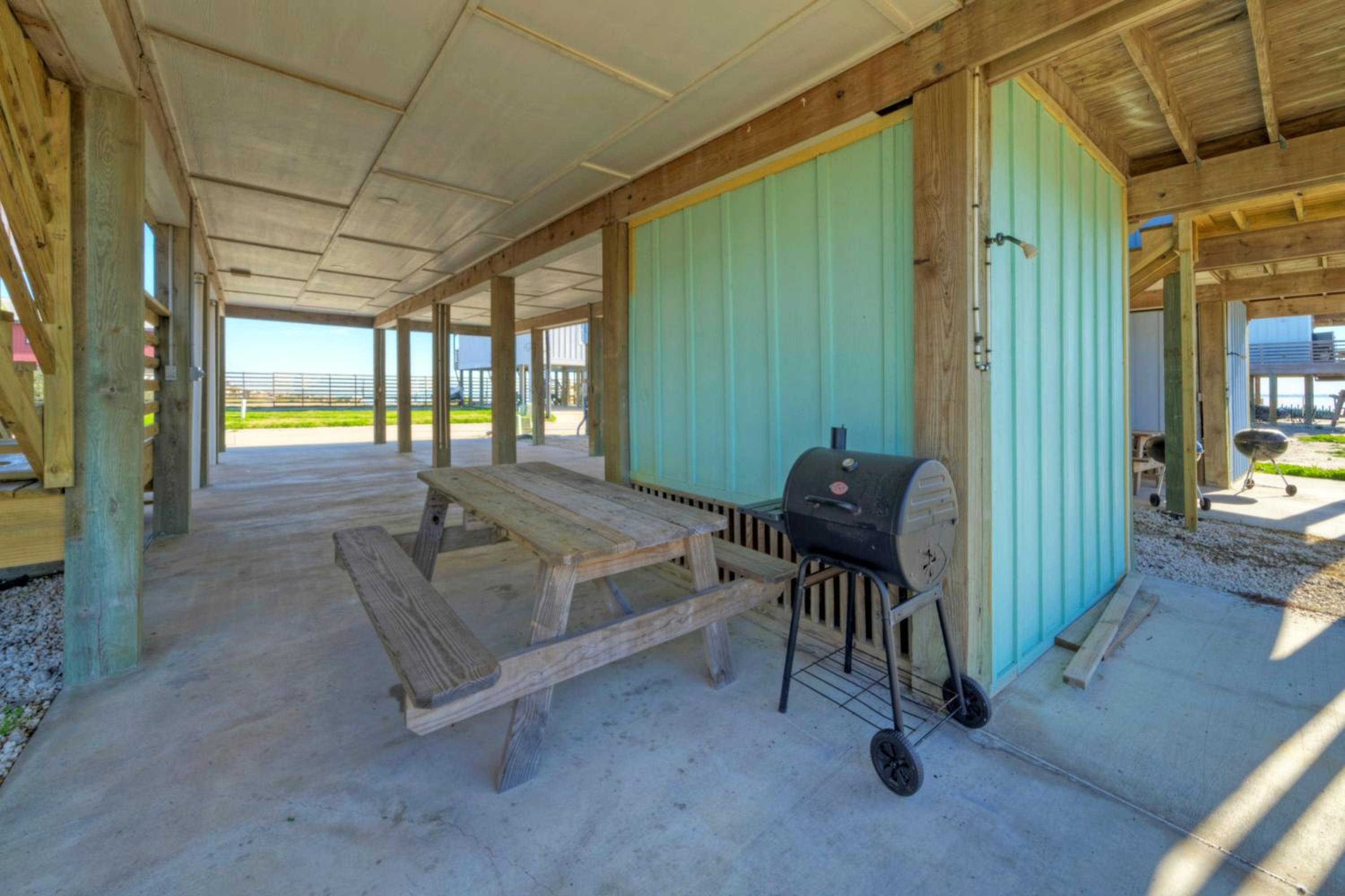 Balcony w Bay View Shared Pool Boat Dock Fat Flounder by AvantStay