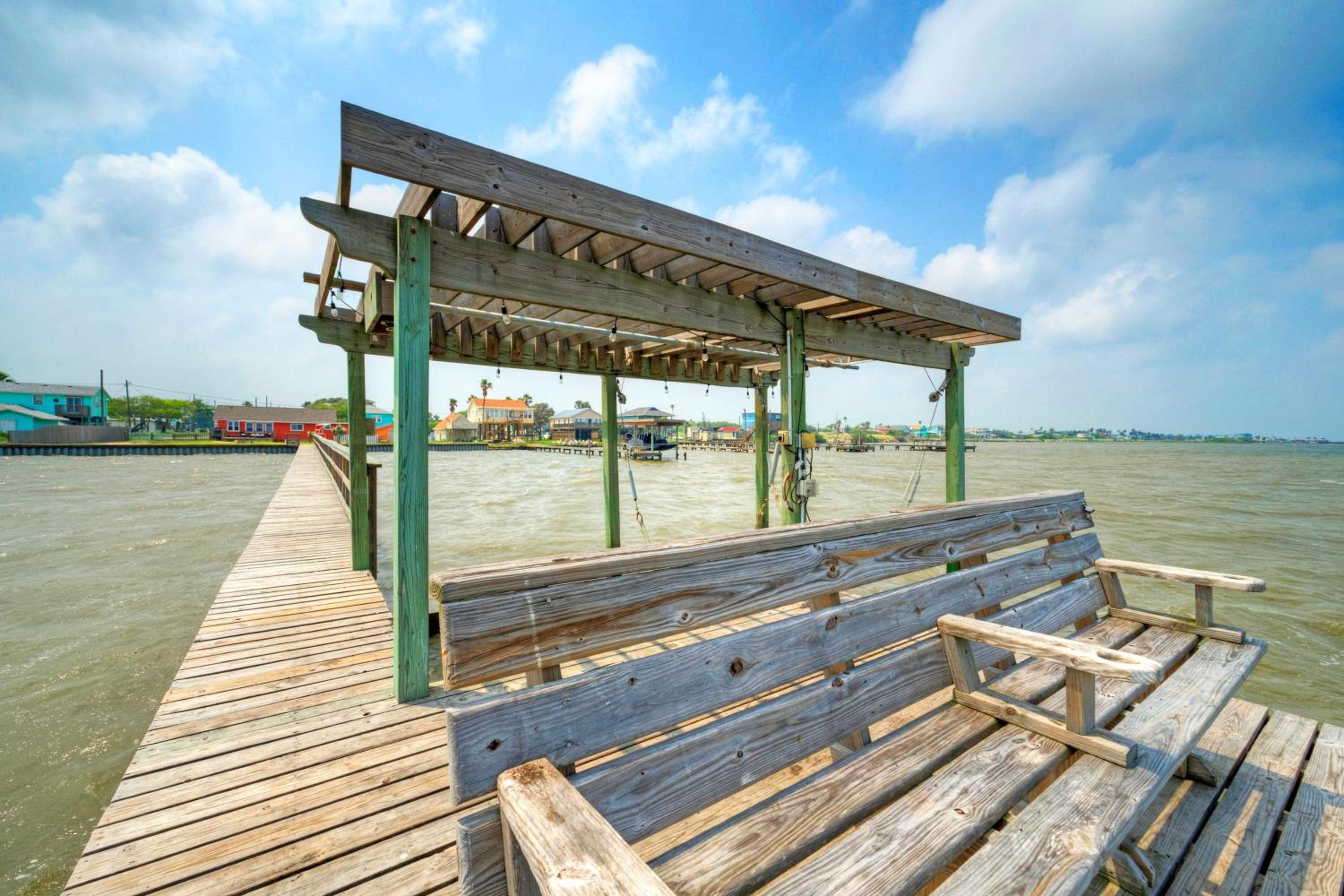 Waterfront Retreat w Private Boat Dock Patio Views Shore Thing by AvantStay