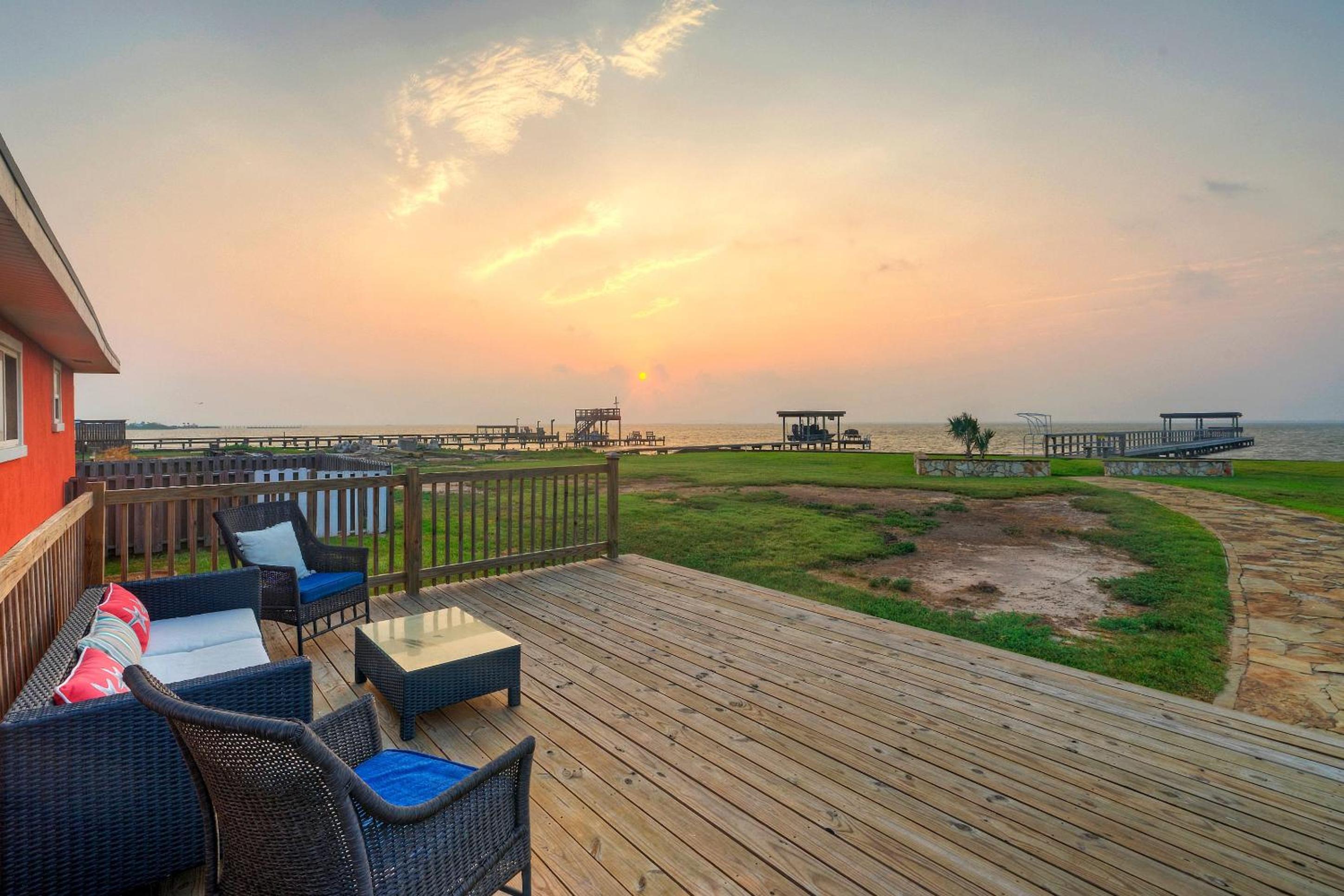 Waterfront Retreat w Private Boat Dock Patio Views Shore Thing by AvantStay
