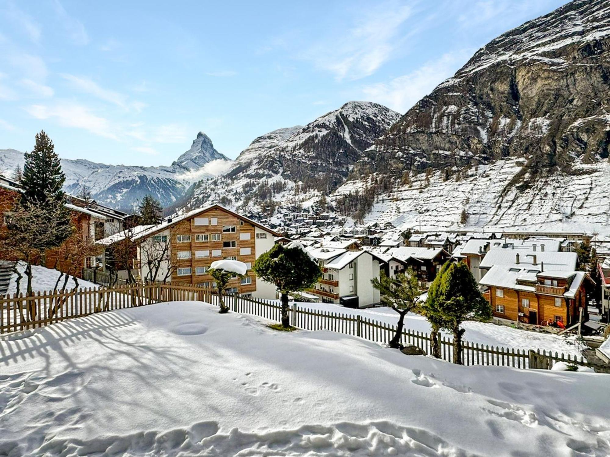 Mirador over the Matterhorn-Zermatt Swiss Alps