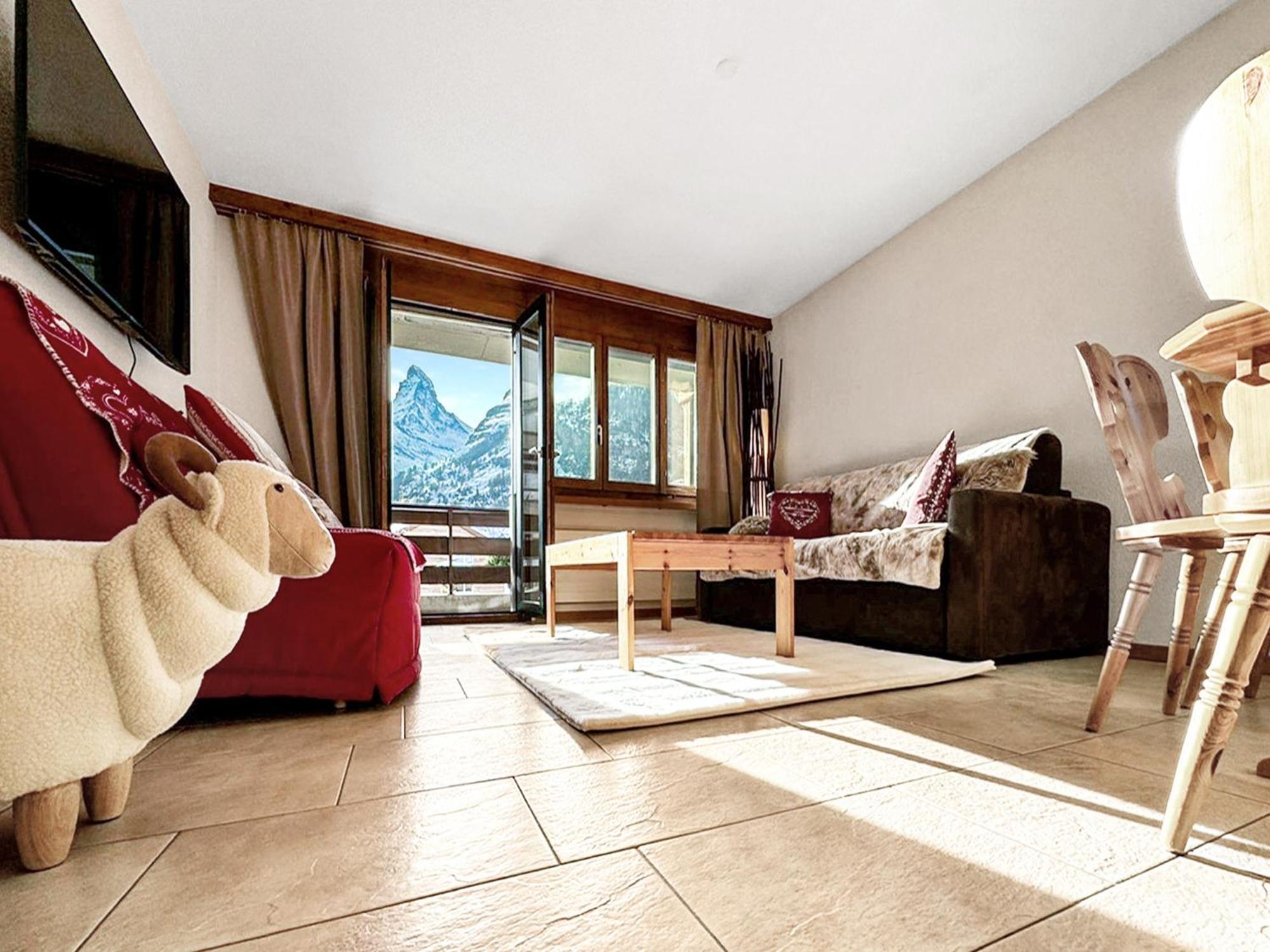 Mirador over the Matterhorn-Zermatt Swiss Alps