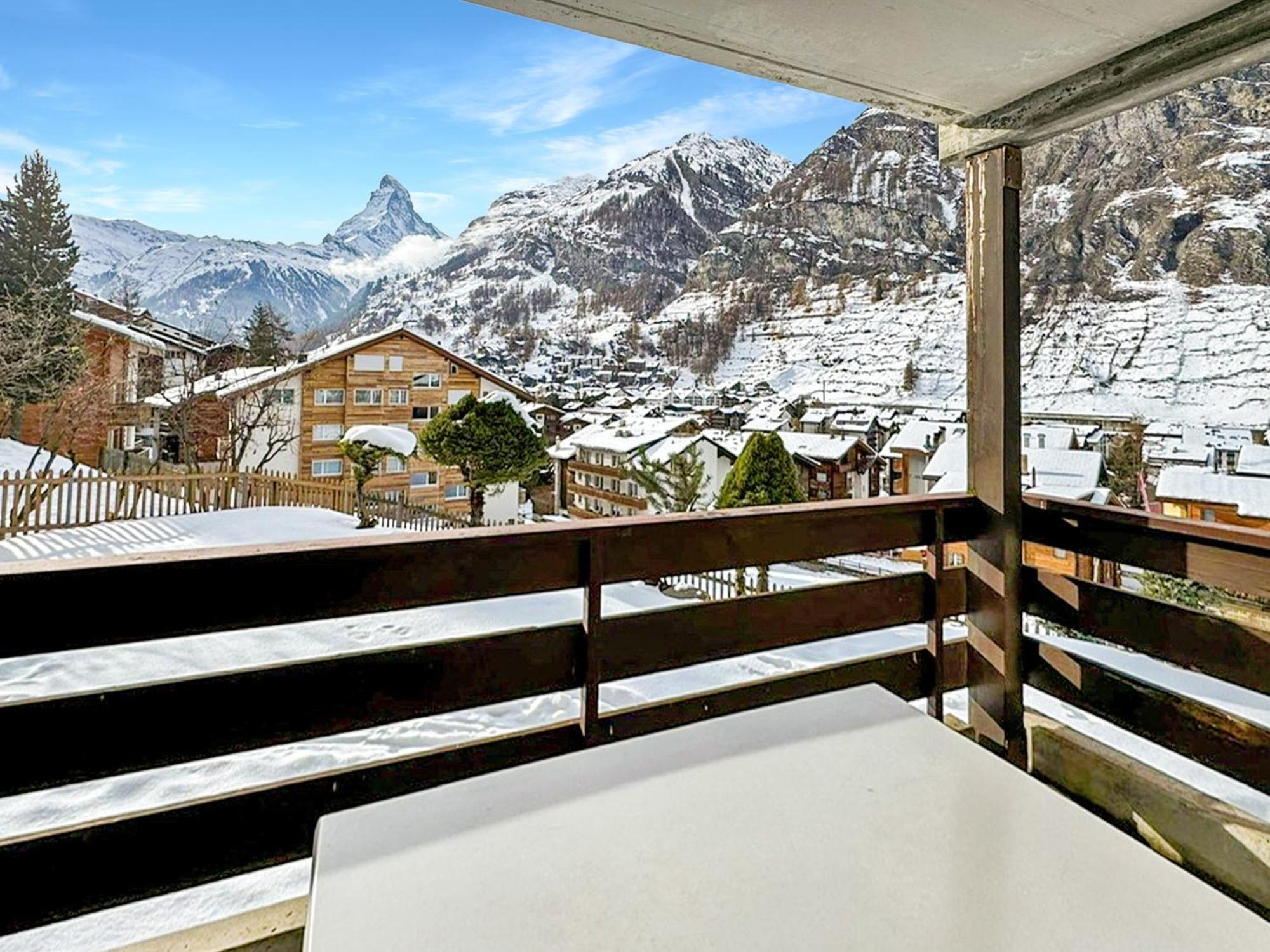 Mirador over the Matterhorn-Zermatt Swiss Alps