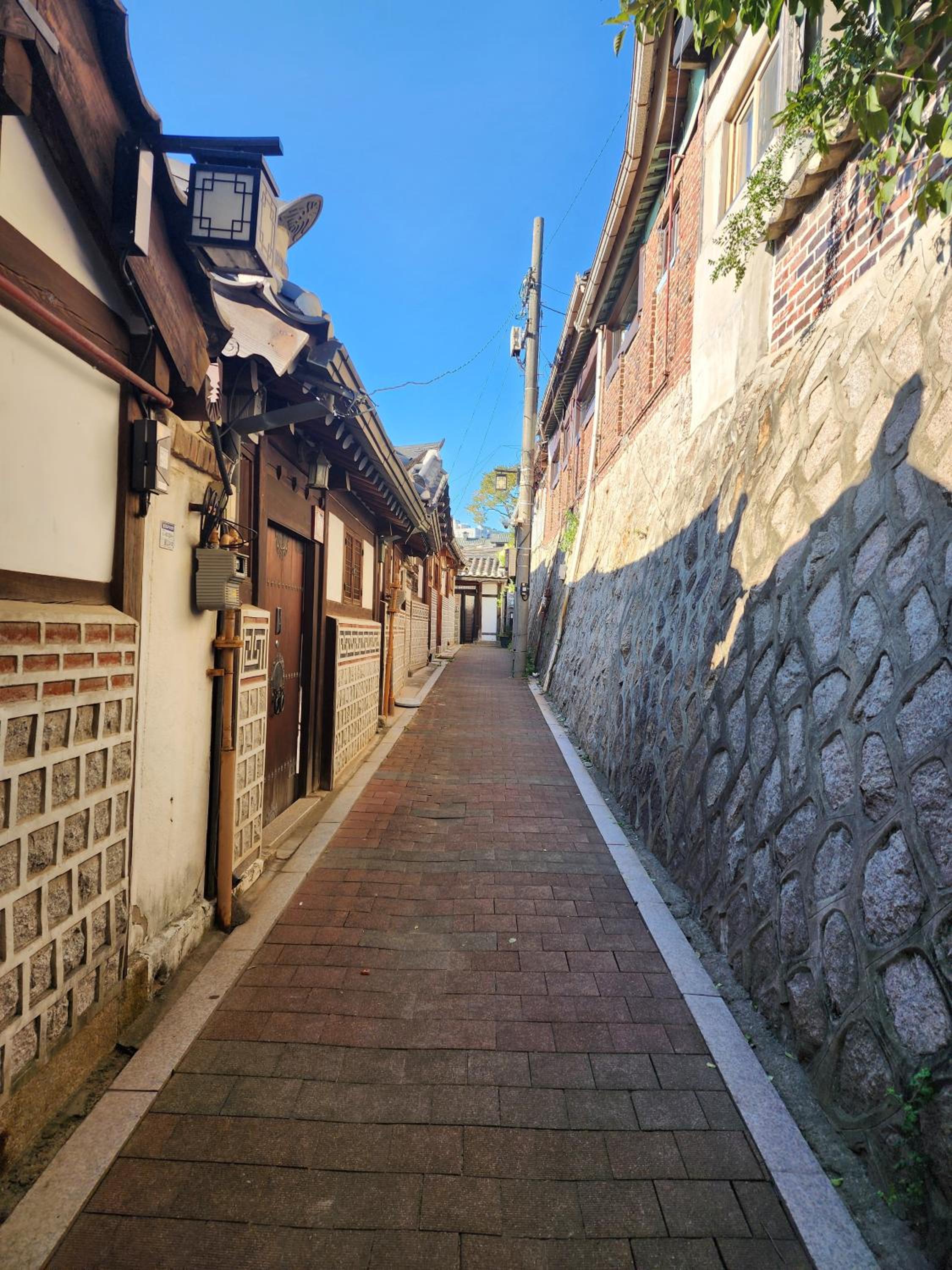 Gyedong byeolchae, Bukchon hanok village & Namsan tower city view Warm morning sunshine Tranquil Rest view 3