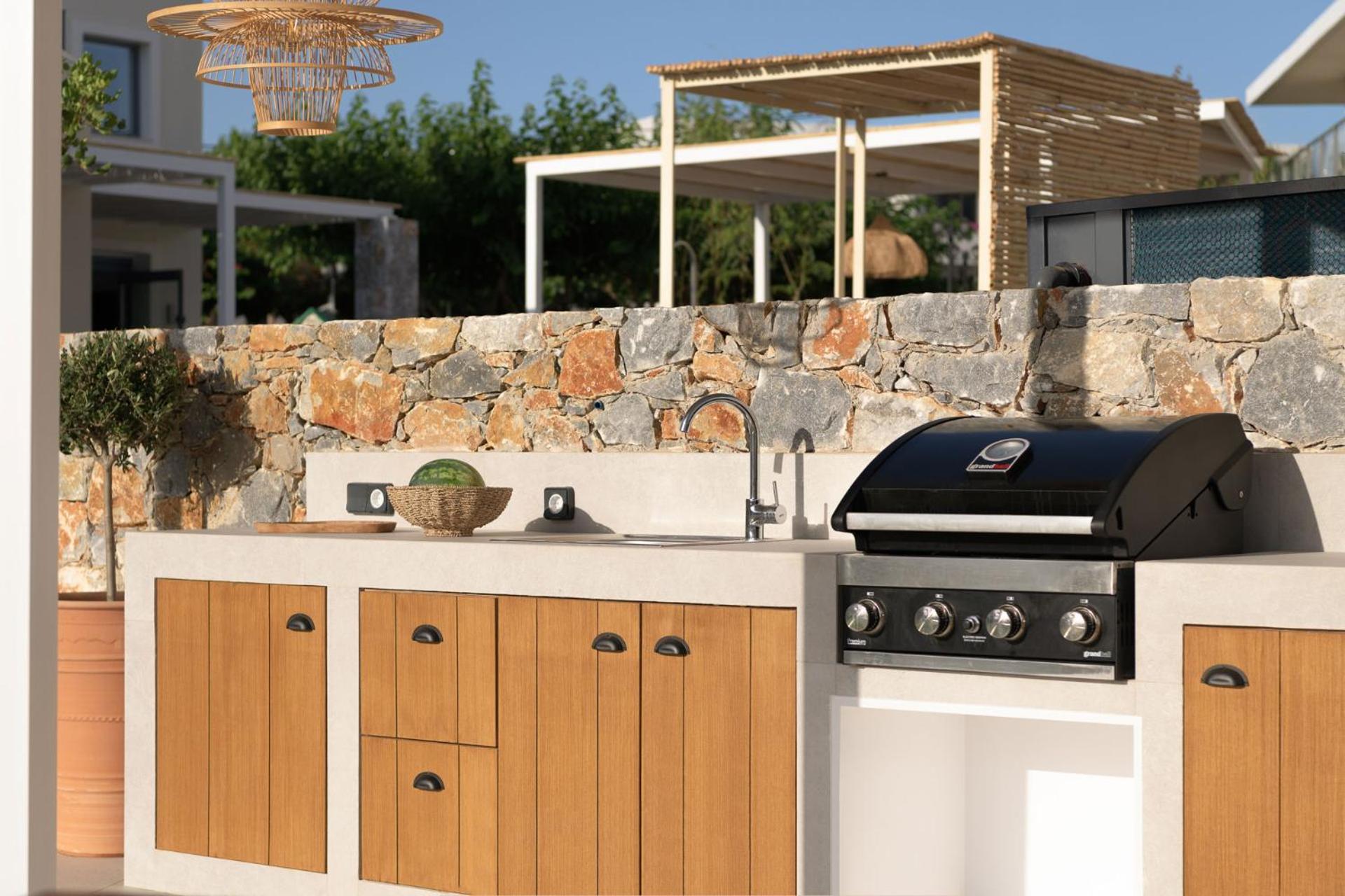 Pelagia's Loft Villas Haroupi & Rodi with Private Heated Pools, 5 Min Walking Distance to the Beach