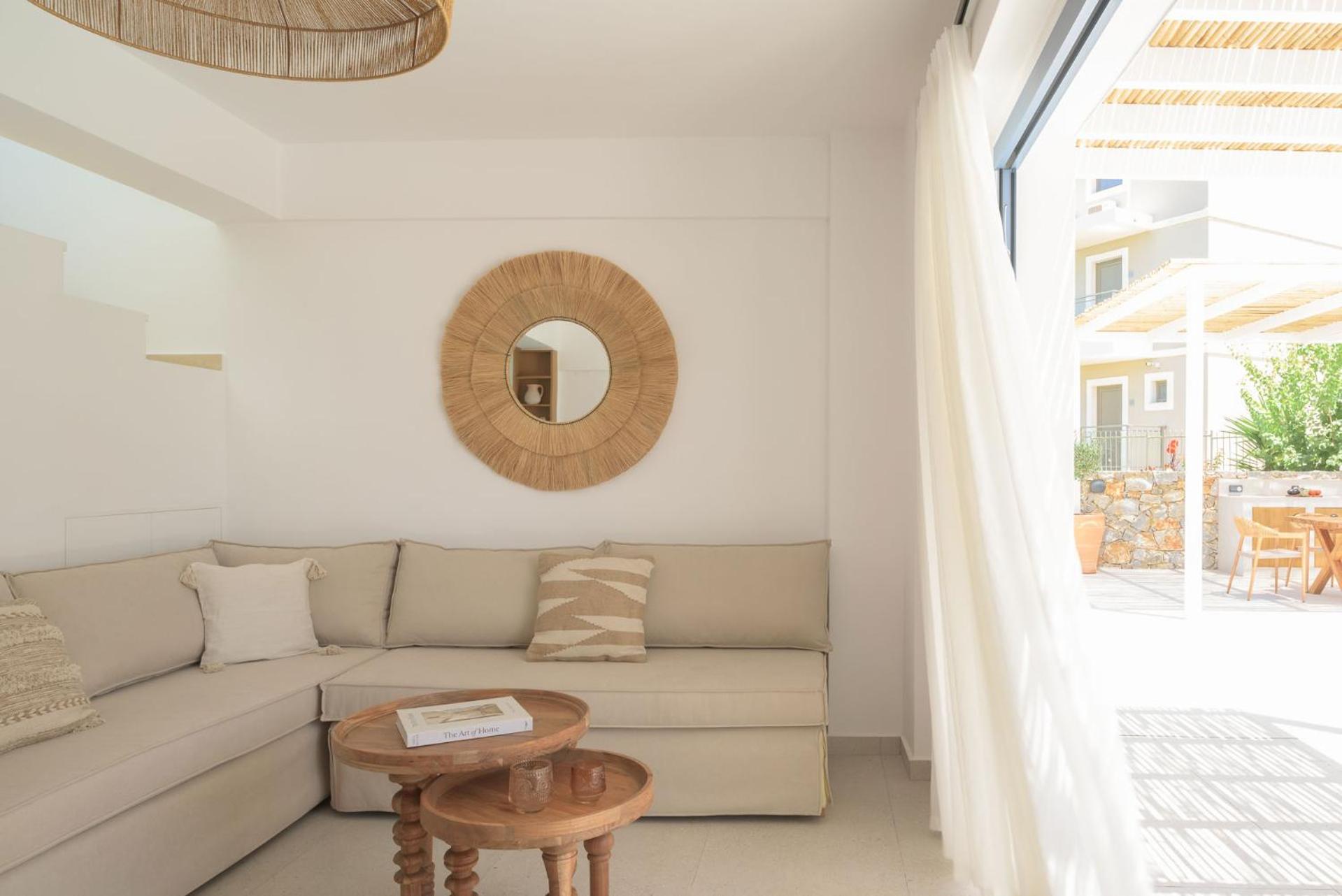 Pelagia's Loft Villas Haroupi & Rodi with Private Heated Pools, 5 Min Walking Distance to the Beach