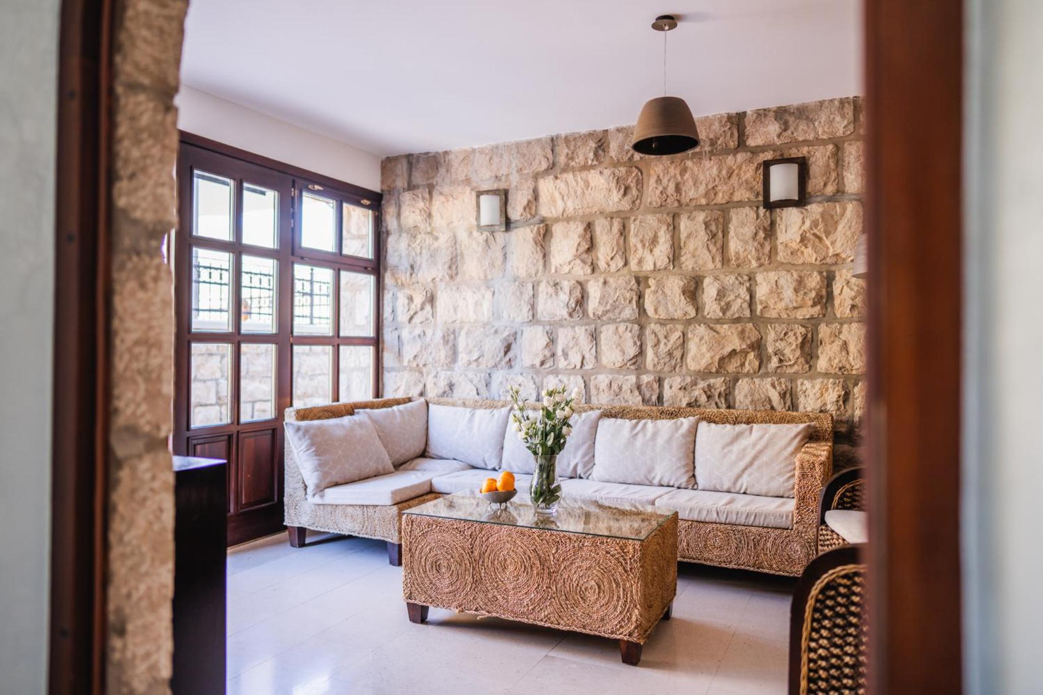 City Beach Villa with Pool and Sea View